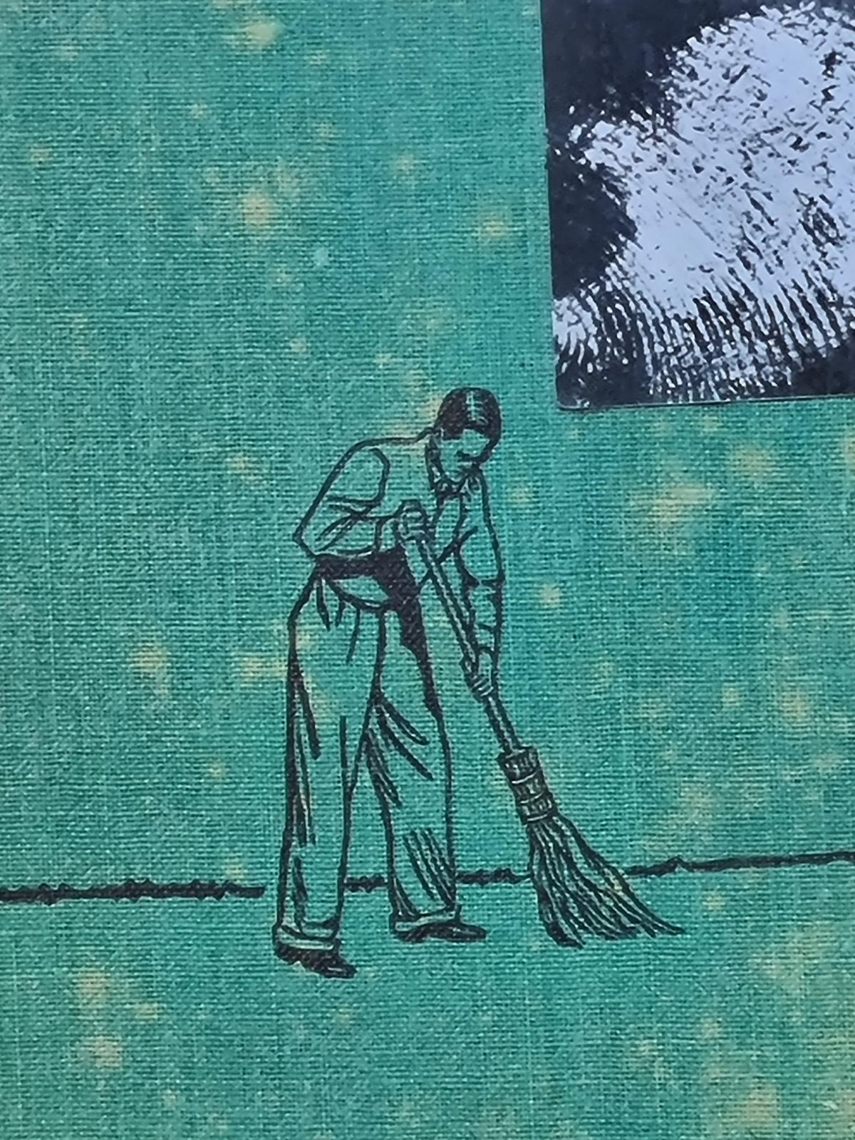 Ron Wilman'dust My Broom (For Elmore James)', Mixed Media Dada Collage.1985 photo vinterior