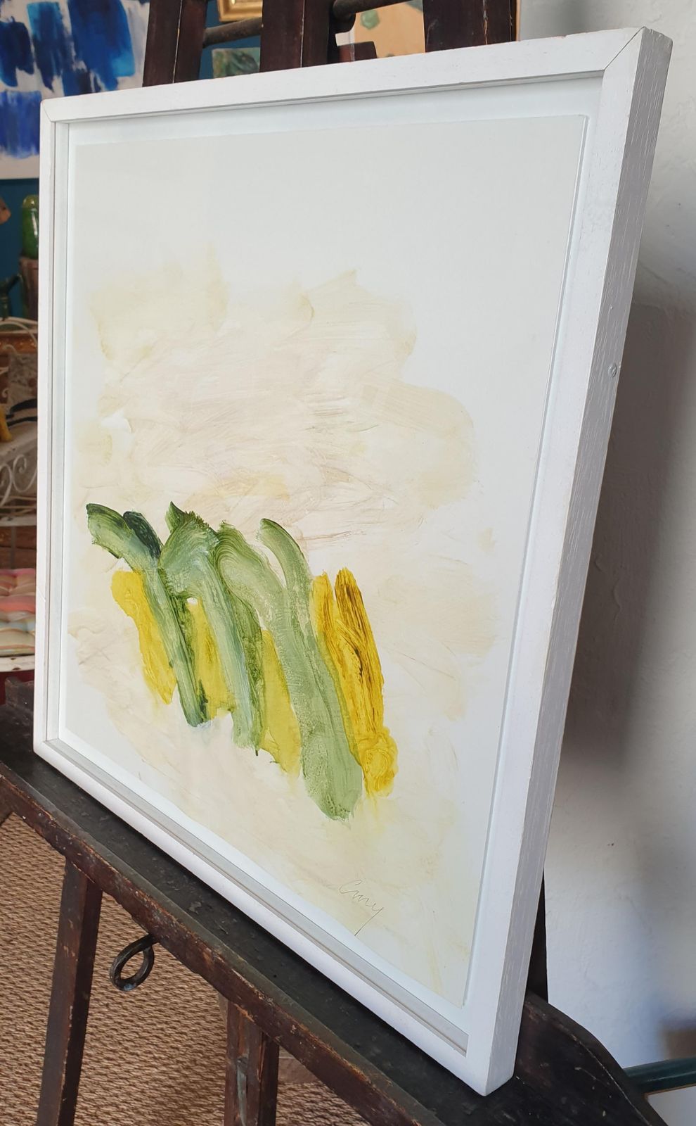 1191.0 Christian Manoury Contemporary French Abstract Expressionist Acrylic On Paper..2020 photo