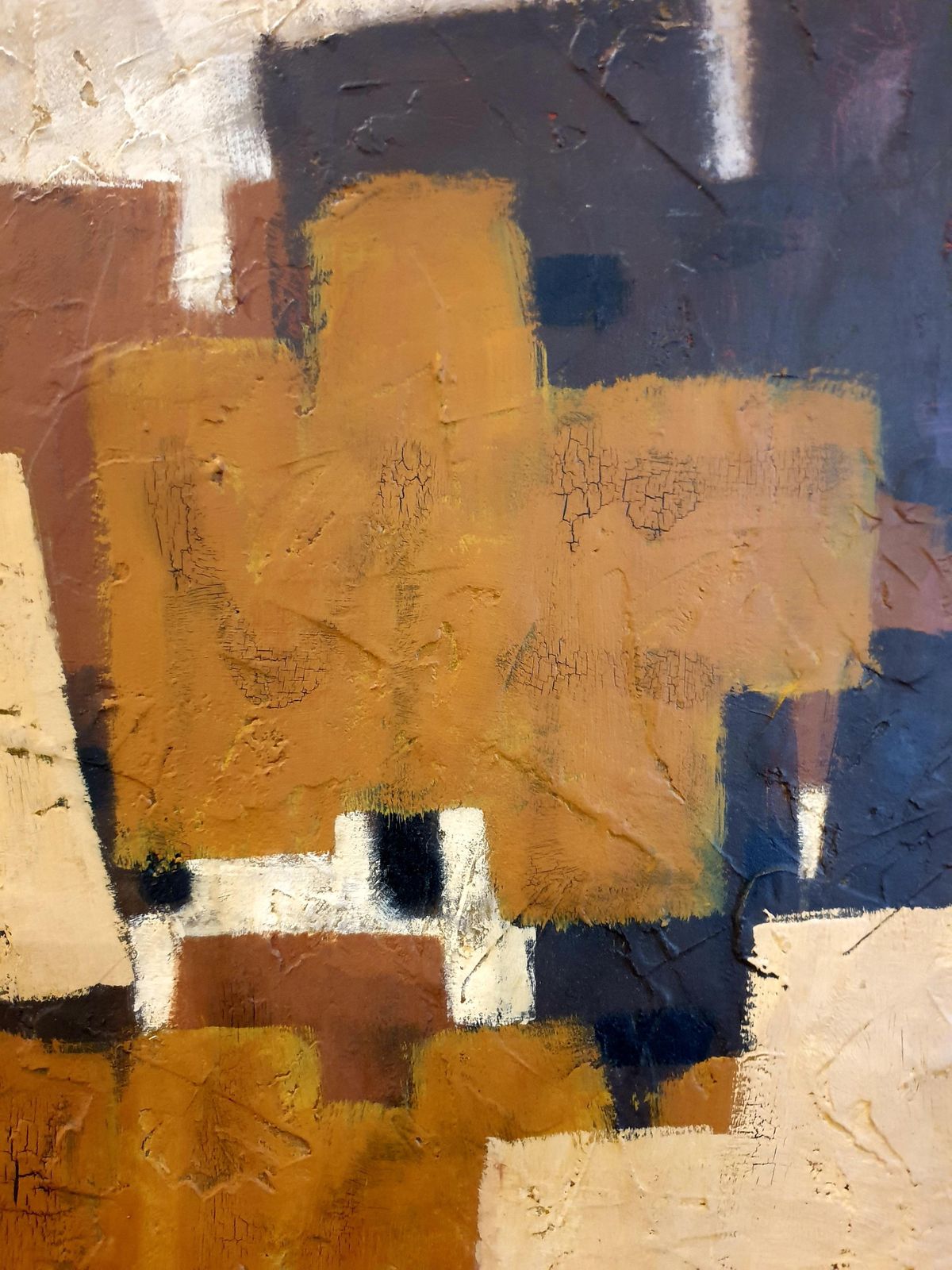 1191.0 Rivellarge Geometric Abstract. 'Traces No.9 Pour Une Archéologie Du Présent.'1977 photo