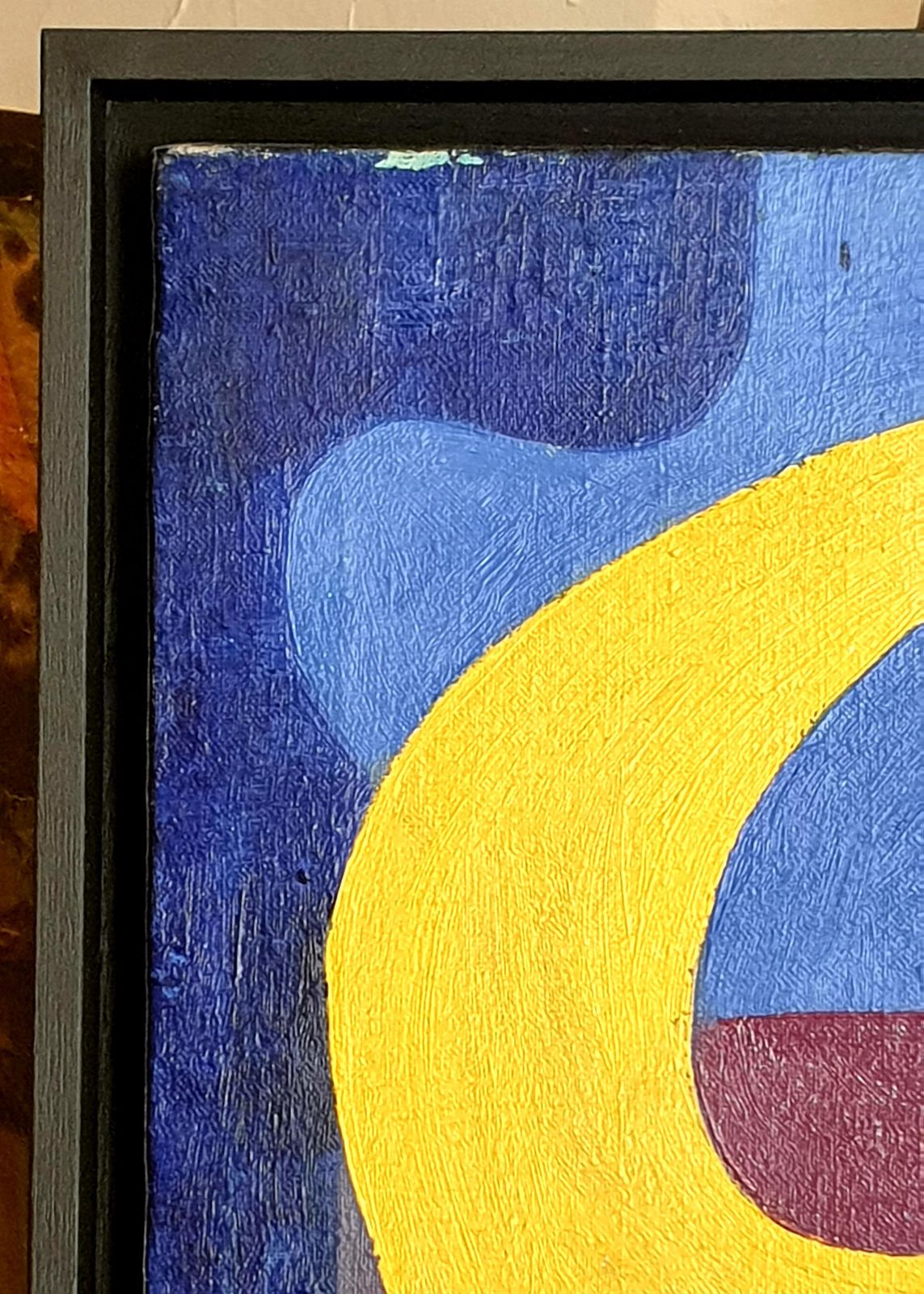 photo vinterior Yuri Vassilievich Titovlate 20th Century Abstract Oil On Canvas " Flowers ". 1975