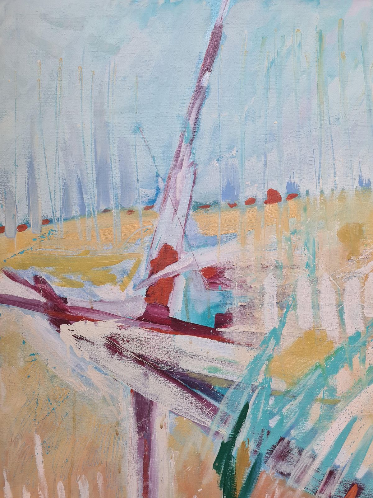Tony Dielenzoetermeer Abstraction, Large Scale Abstract Expressionist Oil On Canvas photo 1939.0