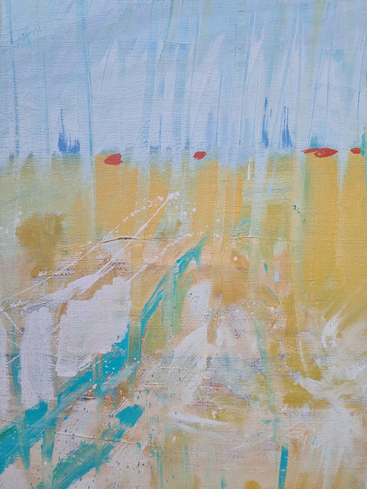 photo for sale Tony Dielenzoetermeer Abstraction, Large Scale Abstract Expressionist Oil On Canvas