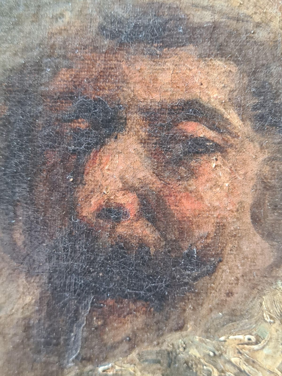 Baroque Style Oil Portrait, The Laughing Cavalier, Follower Of Frans Hals photo vinterior