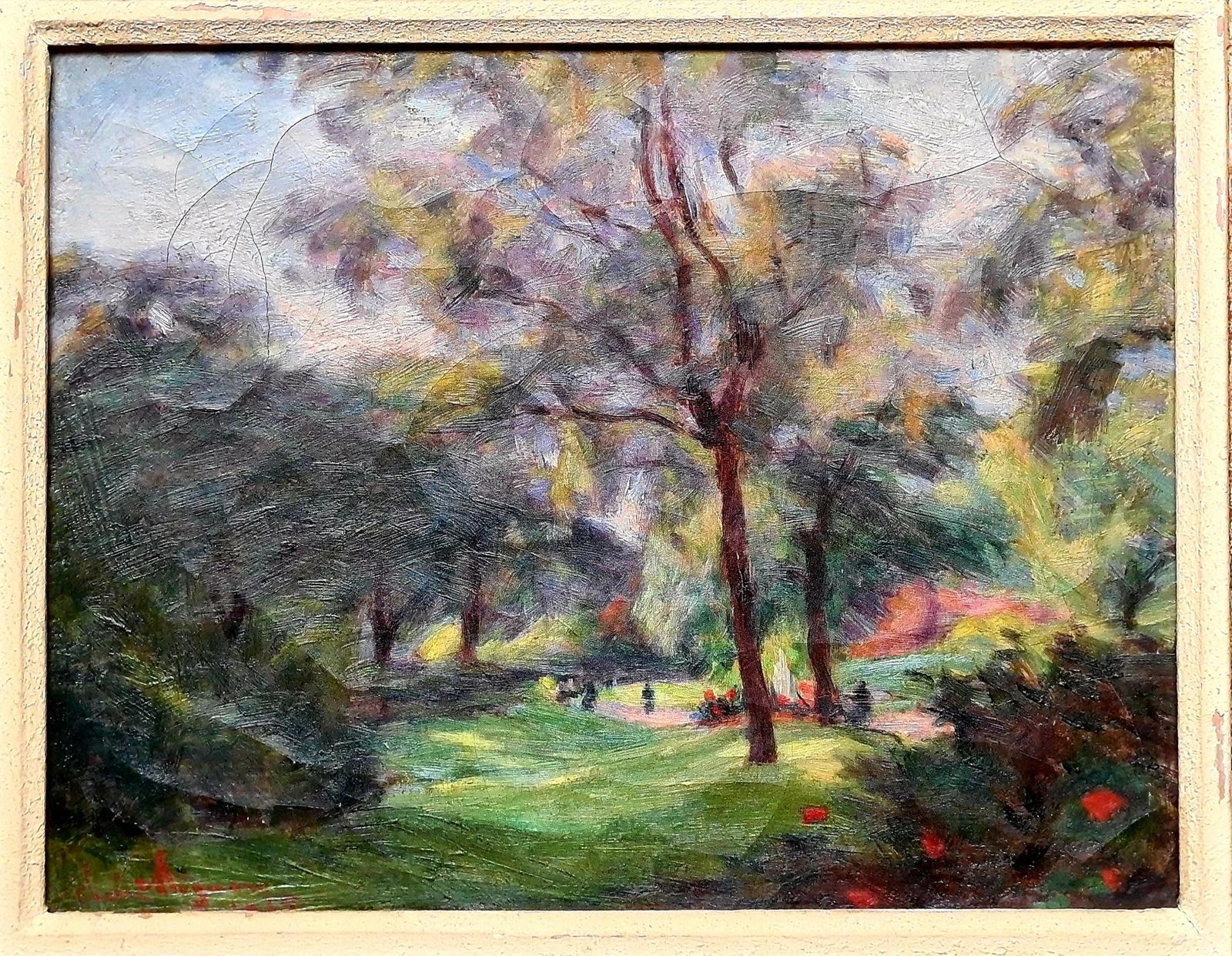 Lucien Mignonfrench Impressionist, A Clearing In The Woods, Close Circle Pierre August Renoir1935 photo furniture