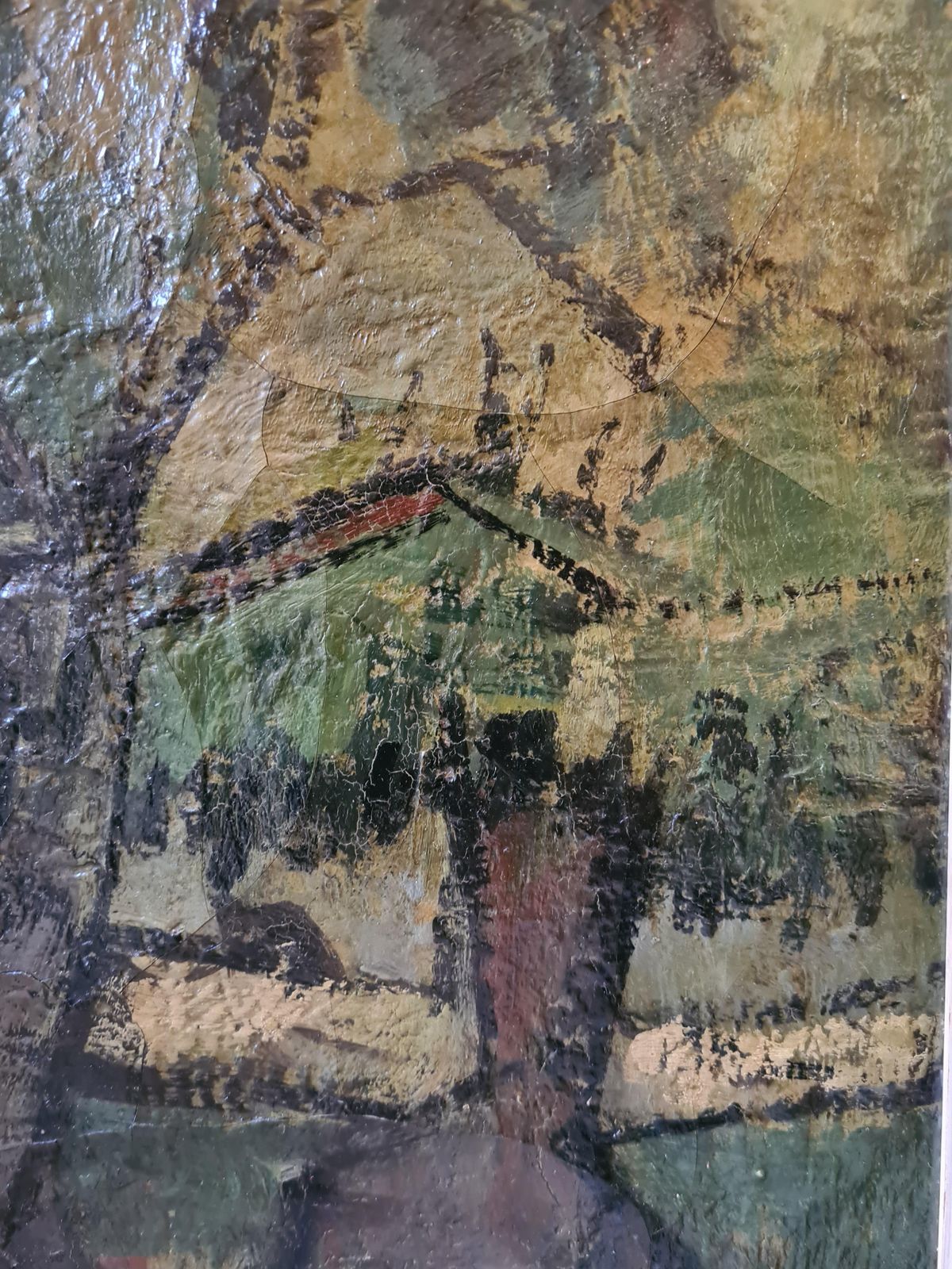 Germain Bonelfrench Expressionist Landscape, The Abri At L'olivette, Cap D'antibes1960 photo 1871.0