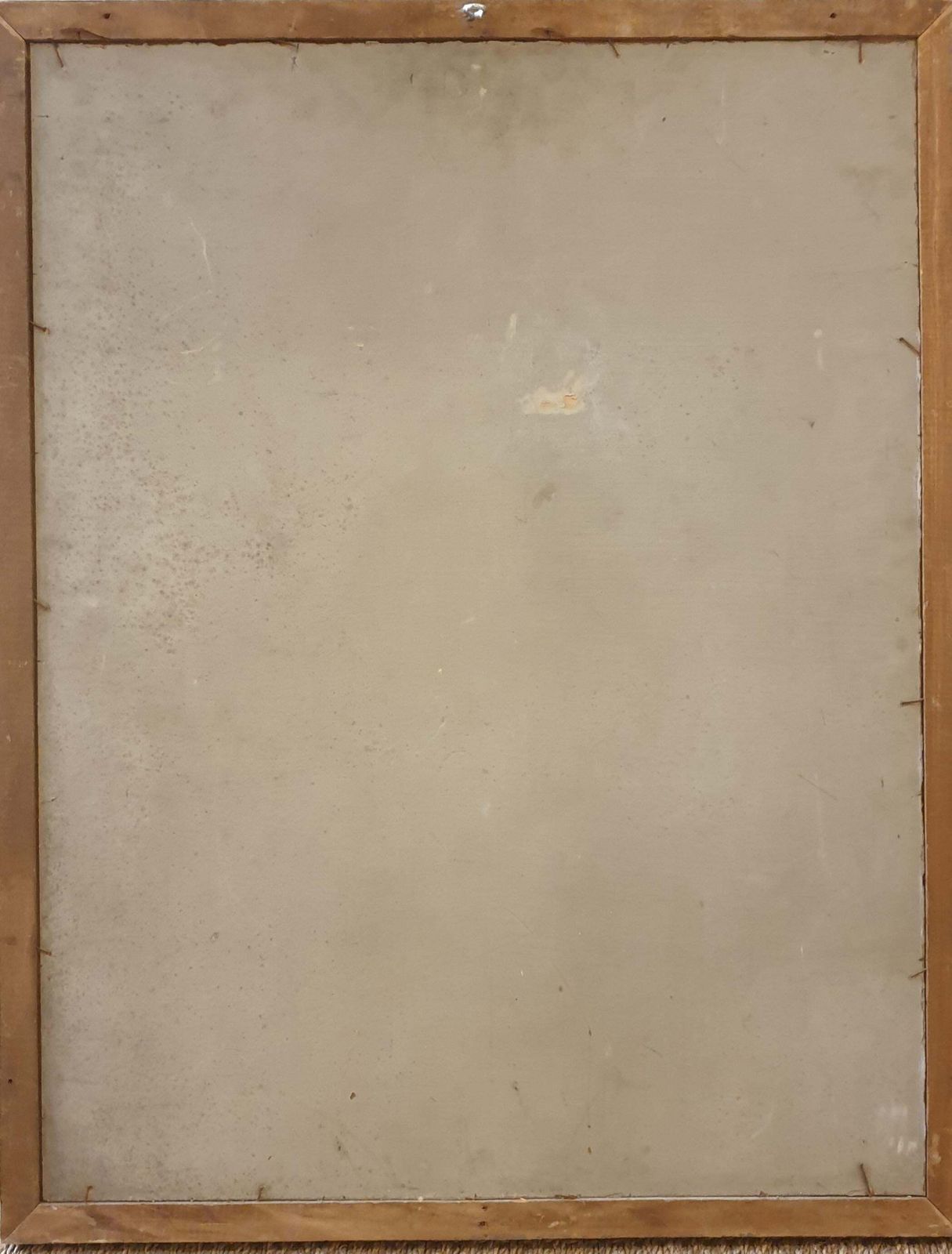 photo vintage Willy Smitz'war And Peace', Mid Century Belgian Surrealist Oil On Board.1954