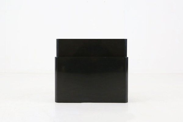 Black 4676 Magazine Rack By Giotto Stoppino For Kartel, Italy, 1970s photo for sale