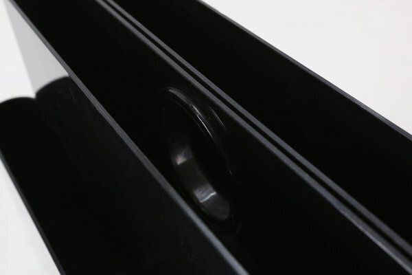 Black 4676 Magazine Rack By Giotto Stoppino For Kartel, Italy, 1970s photo 467.0