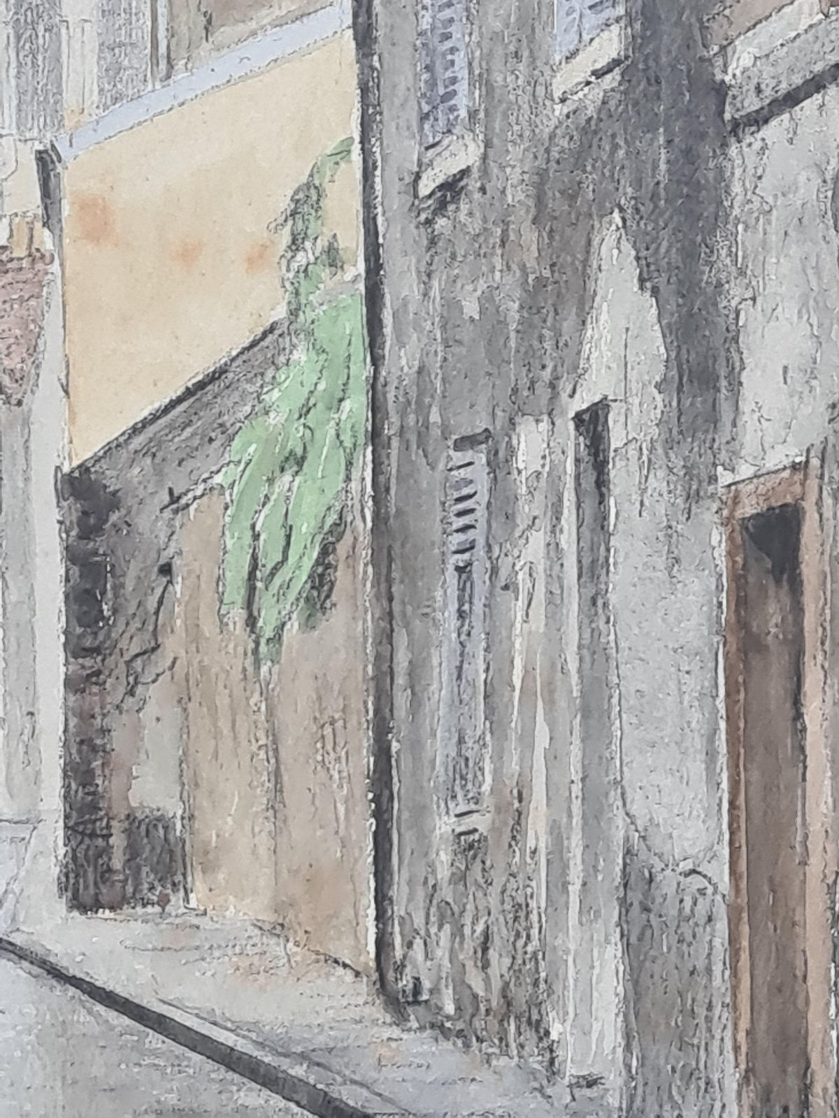 Unknownrue St Rustique, Montmartre And Sacré Coeur Basilica, Paris. Watercolor And Ink. photo buy