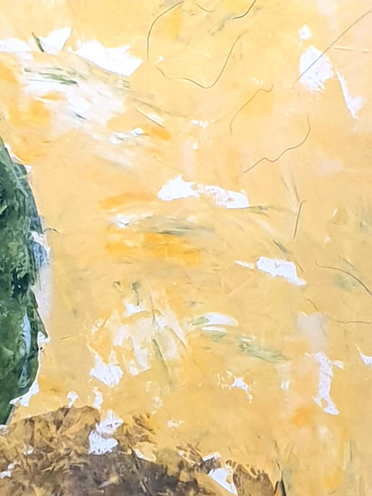 photo for sale Christian Manoury Contemporary Abstract Expressionist Acrylic On Paper, 'Hommage To Debussy'.2024