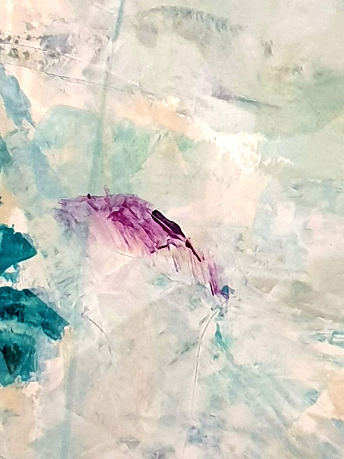Christian Manoury Contemporary Abstract Expressionist Acrylic On Paper, 'Hommage To Debussy'.2024 photo buy
