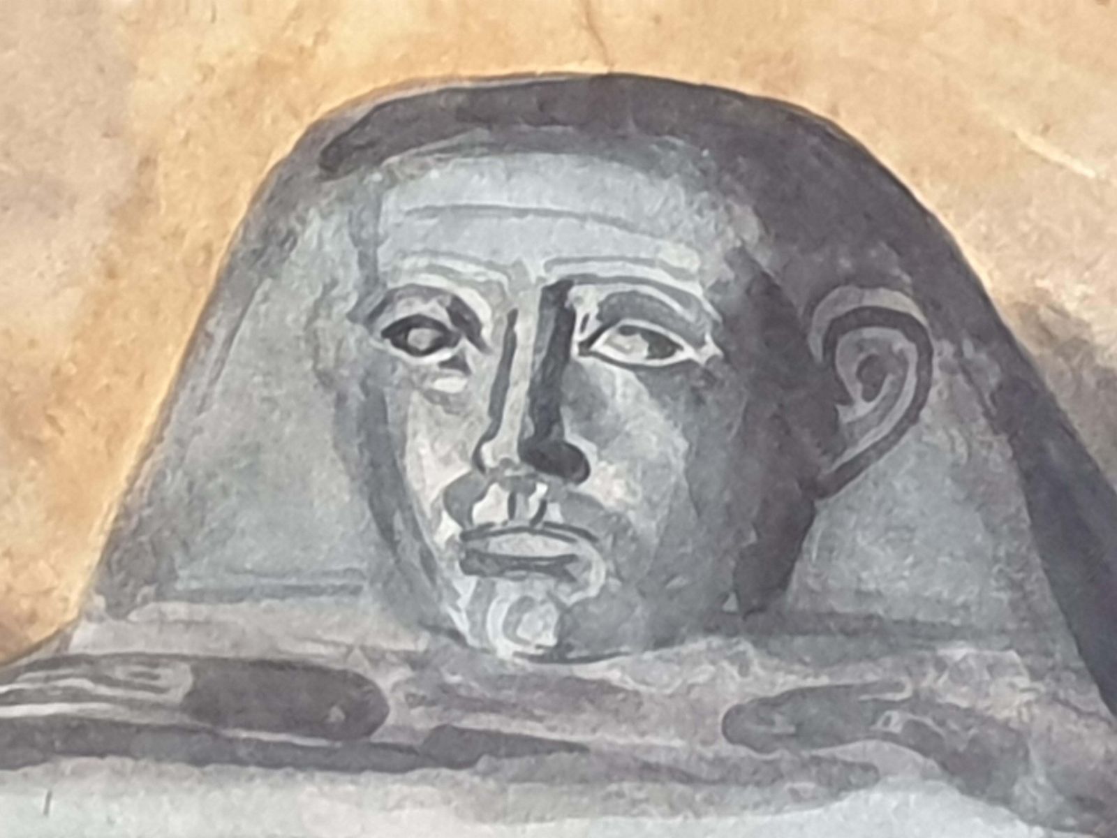 photo furniture Derek Carruthers Surrealist Painting On Paper, 'Godot', Artefacts Of Civilisations Lost1985
