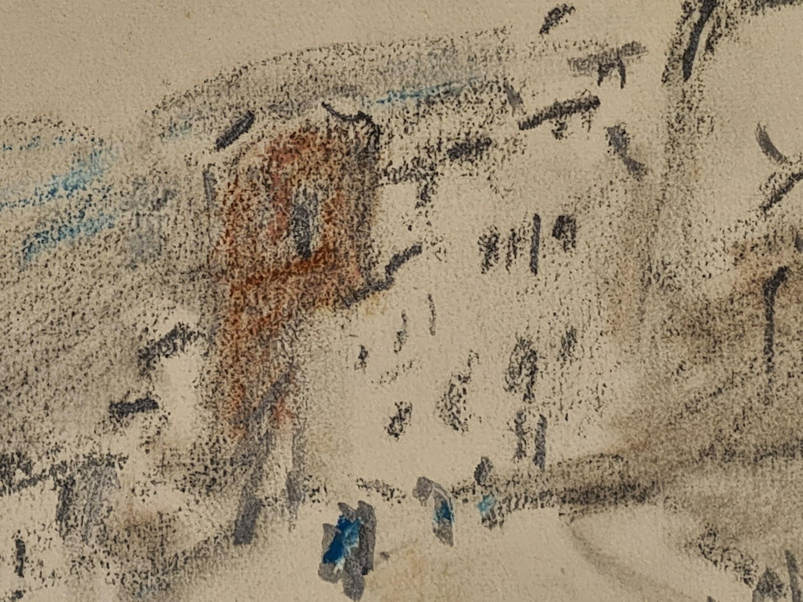 Hercules Brabazon Brabazon19th Century Grand Tour Impressionist View Of Santo Stephano, Liguria, Italy. 1860s photo 808.0