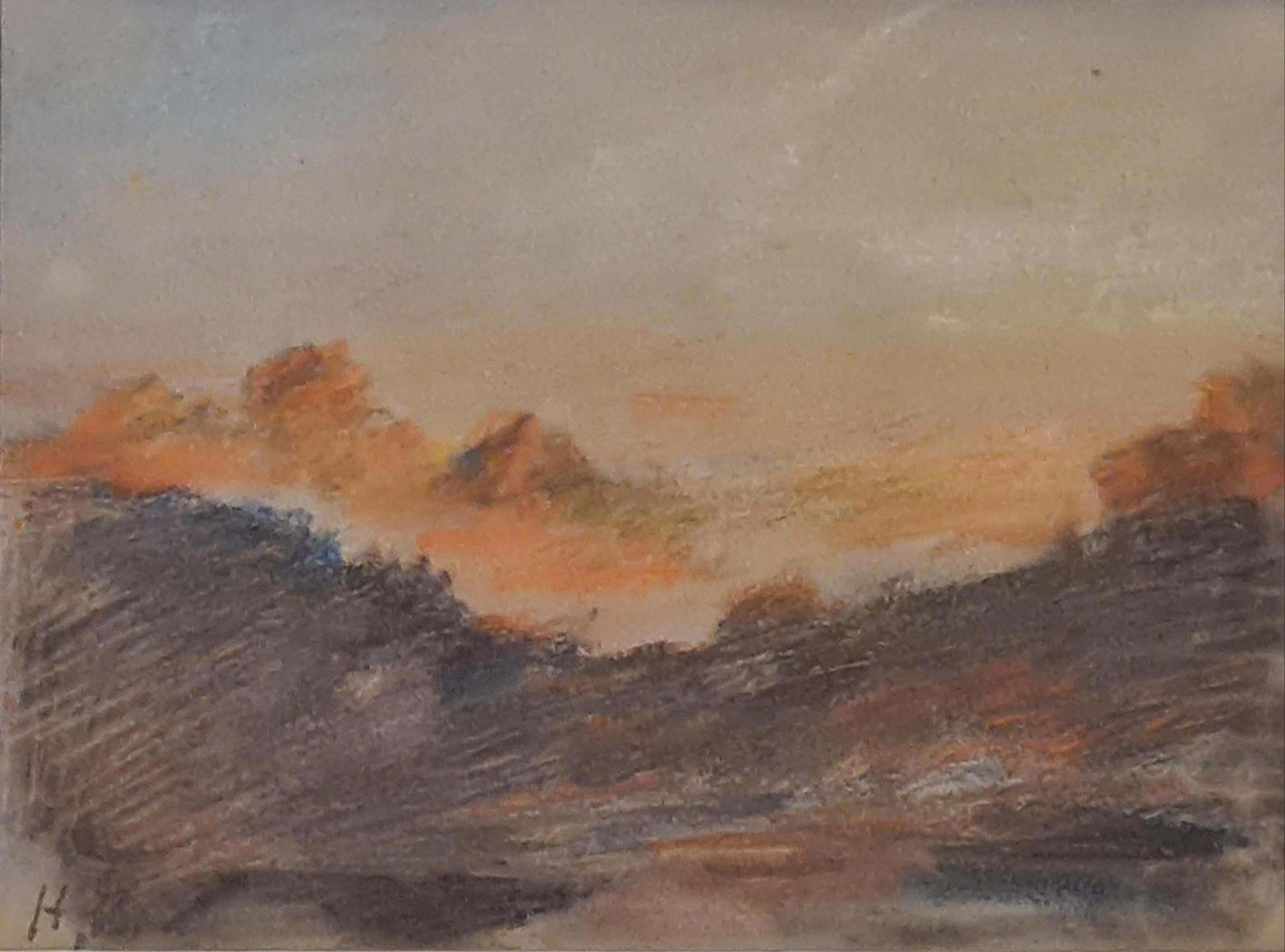 Hercules Brabazon Brabazonsunset On The Alpslate 19th Century