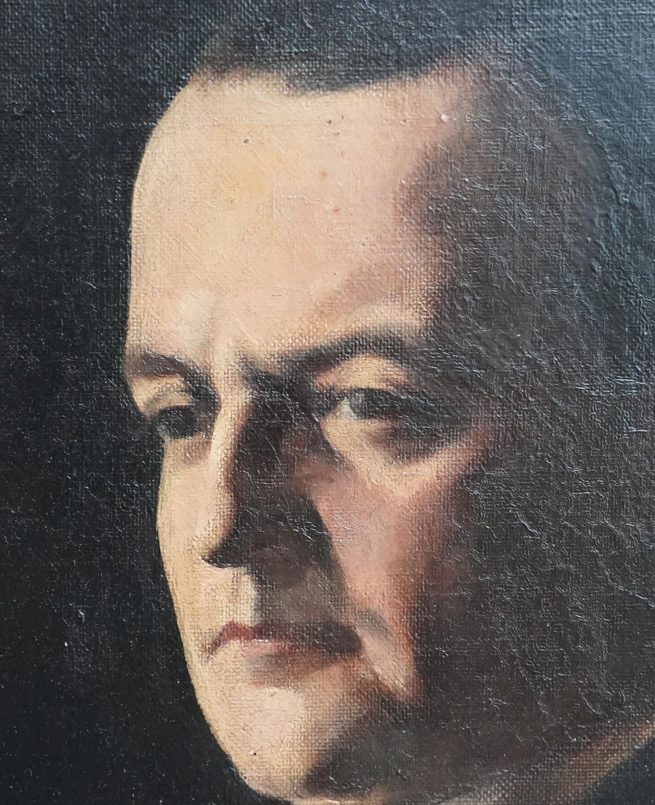 Jacob Kramerportrait Of George Hopkinson   British 20's Male Oil Painting Russian Jewish Artcirca 1920 photo 2244.0