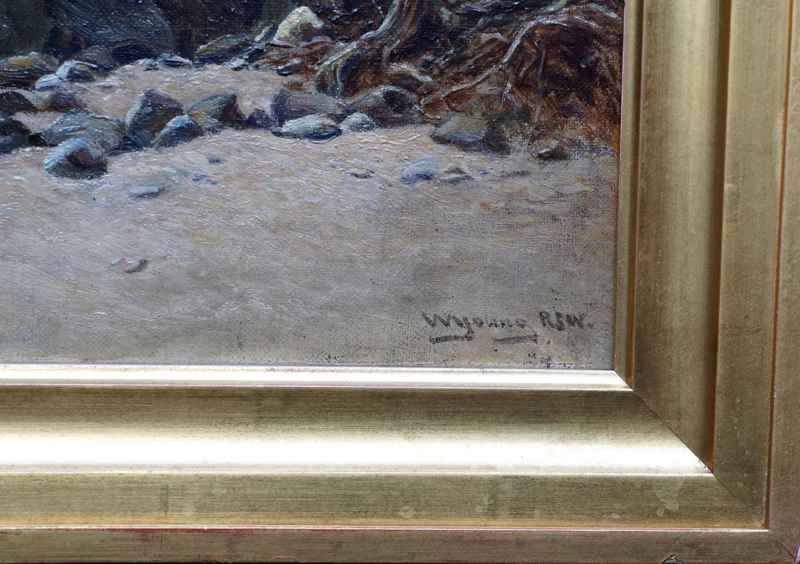 William Youngloch Eck, Scotland   Scottish Edwardian Art Landscape Oil Painting Circa 1908 photo 3468.0