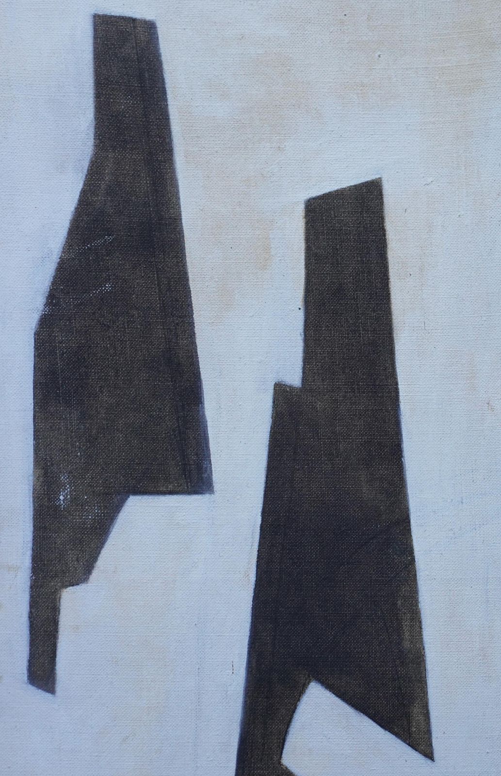 Penelope Ellisconceptual Abstract V   British Sixties Art Oil Painting Female Artist1963 photo 3264.0
