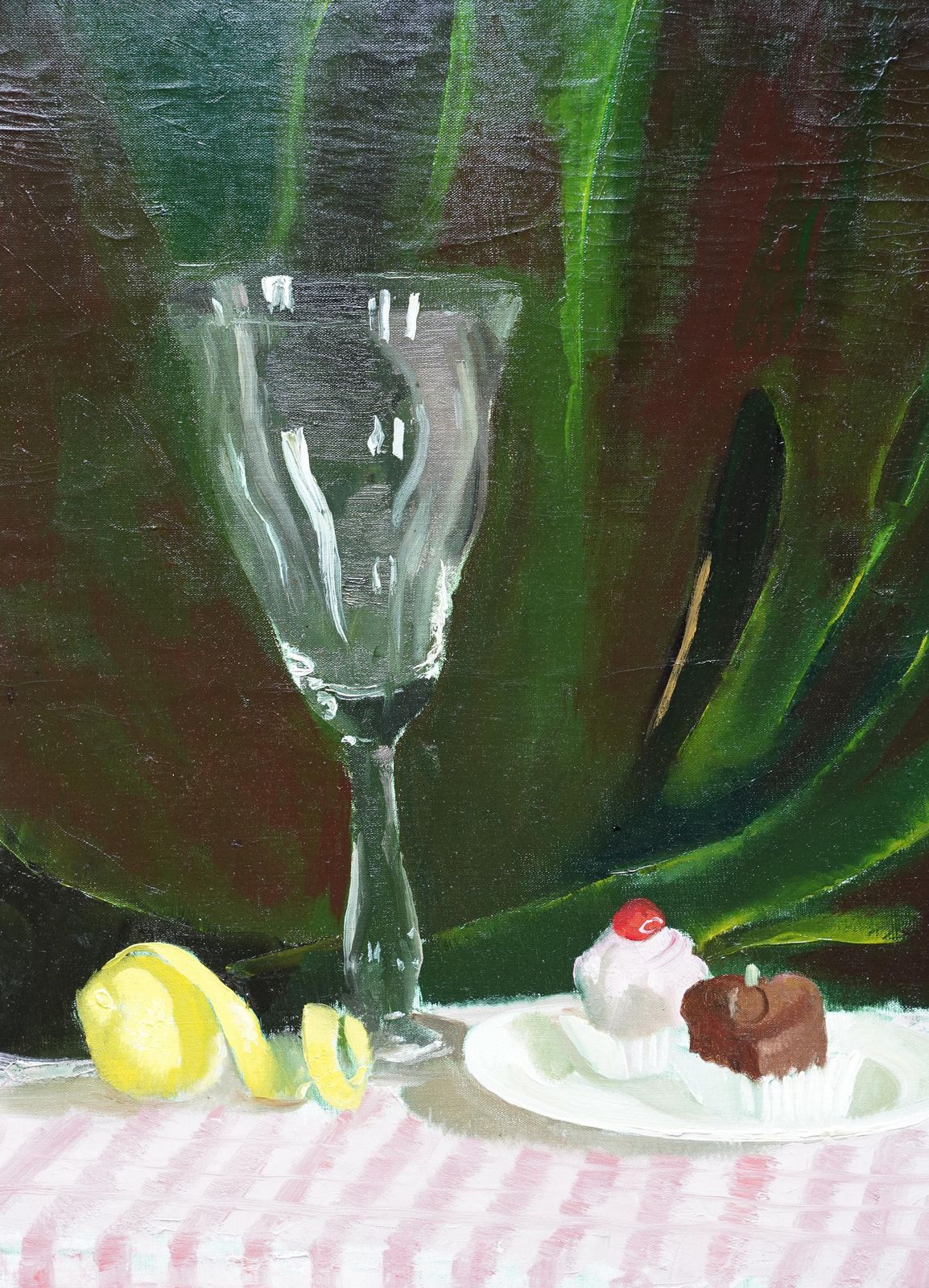 Doris Zinkeisenstill Life With Cakes   Scottish 1950s Art Still Life Oil Painting Female Artistcirca 1950 photo 4285.0