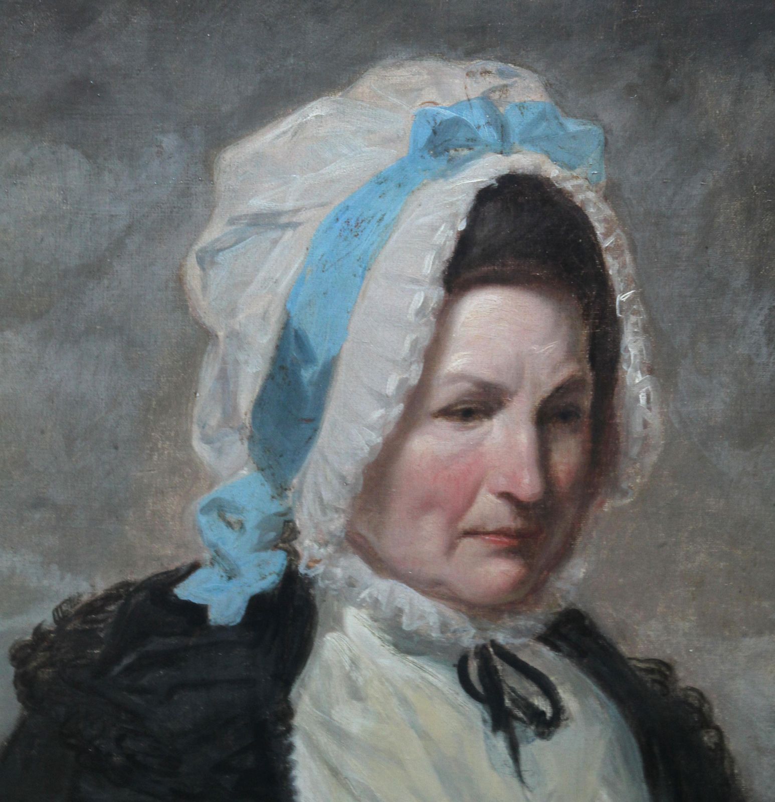 Thomas Lawrence (Circle)Portrait Of A Lady   Old Master British Early 19thc Oil Painting Woman Bonnet Circa 1820 photo 4693.0