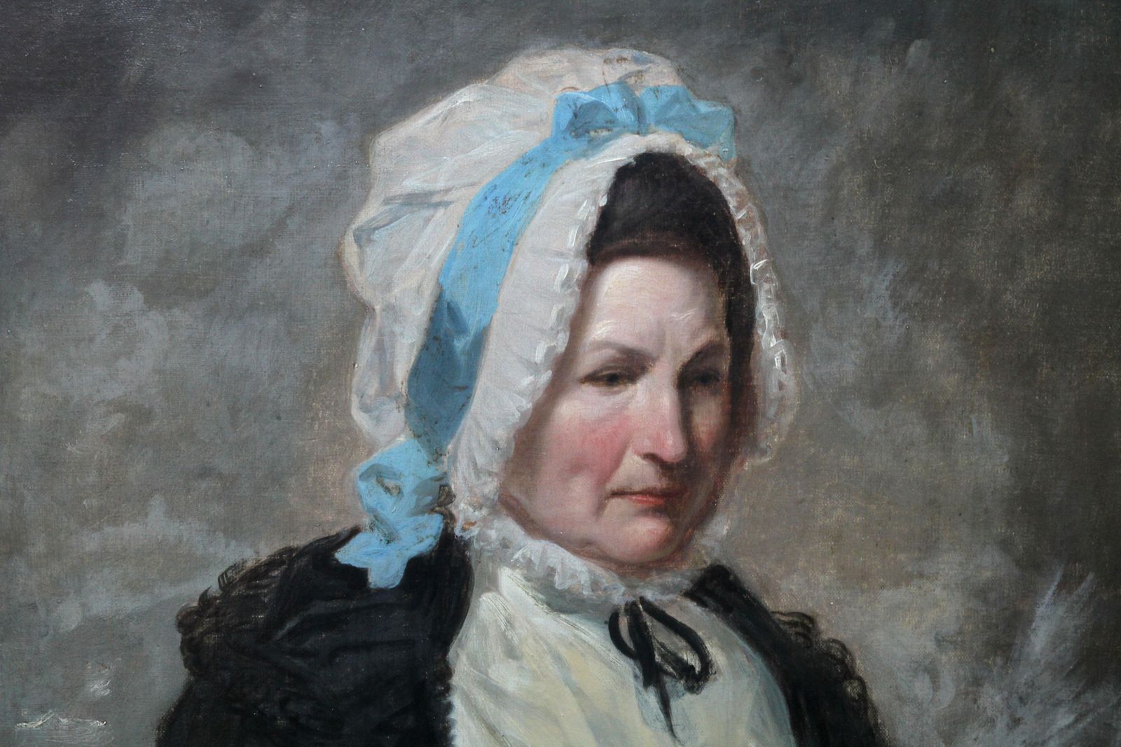 Thomas Lawrence (Circle)Portrait Of A Lady   Old Master British Early 19thc Oil Painting Woman Bonnet Circa 1820 photo vinterior