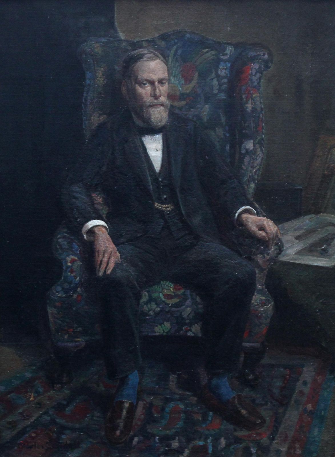 Charles Ernest Cundallphilip Joubert   British Art Portrait Oil Painting Senior Commander 1930's Wwiicirca 1930 photo furniture