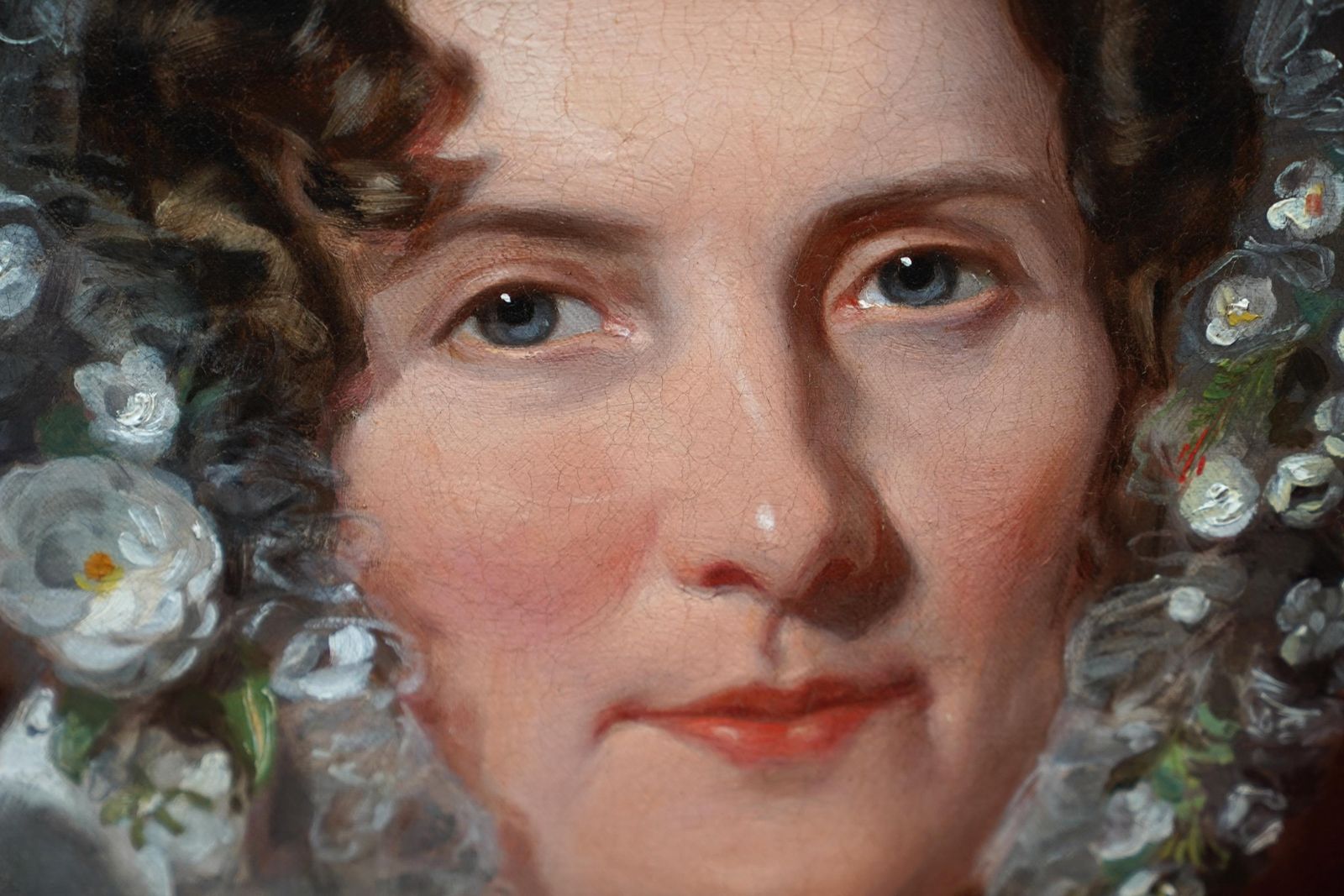 Martin Archer Shee (Circle)portrait Of Lady In Ermine Stole   British 19th Century Art Female Oil Paintingcirca 1845 photo buy
