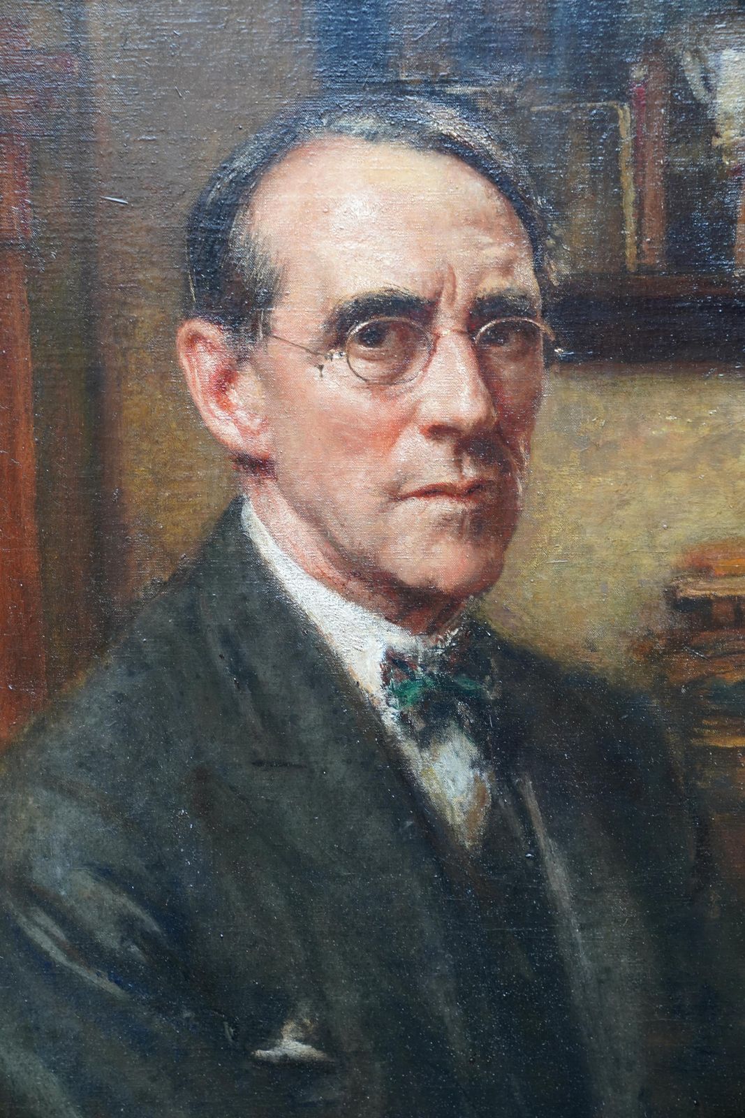 Walter Westley Russellself Portrait Of The Artist In Studio   British 1920's Art Oil Paintingcirca 1920 photo 5611.0