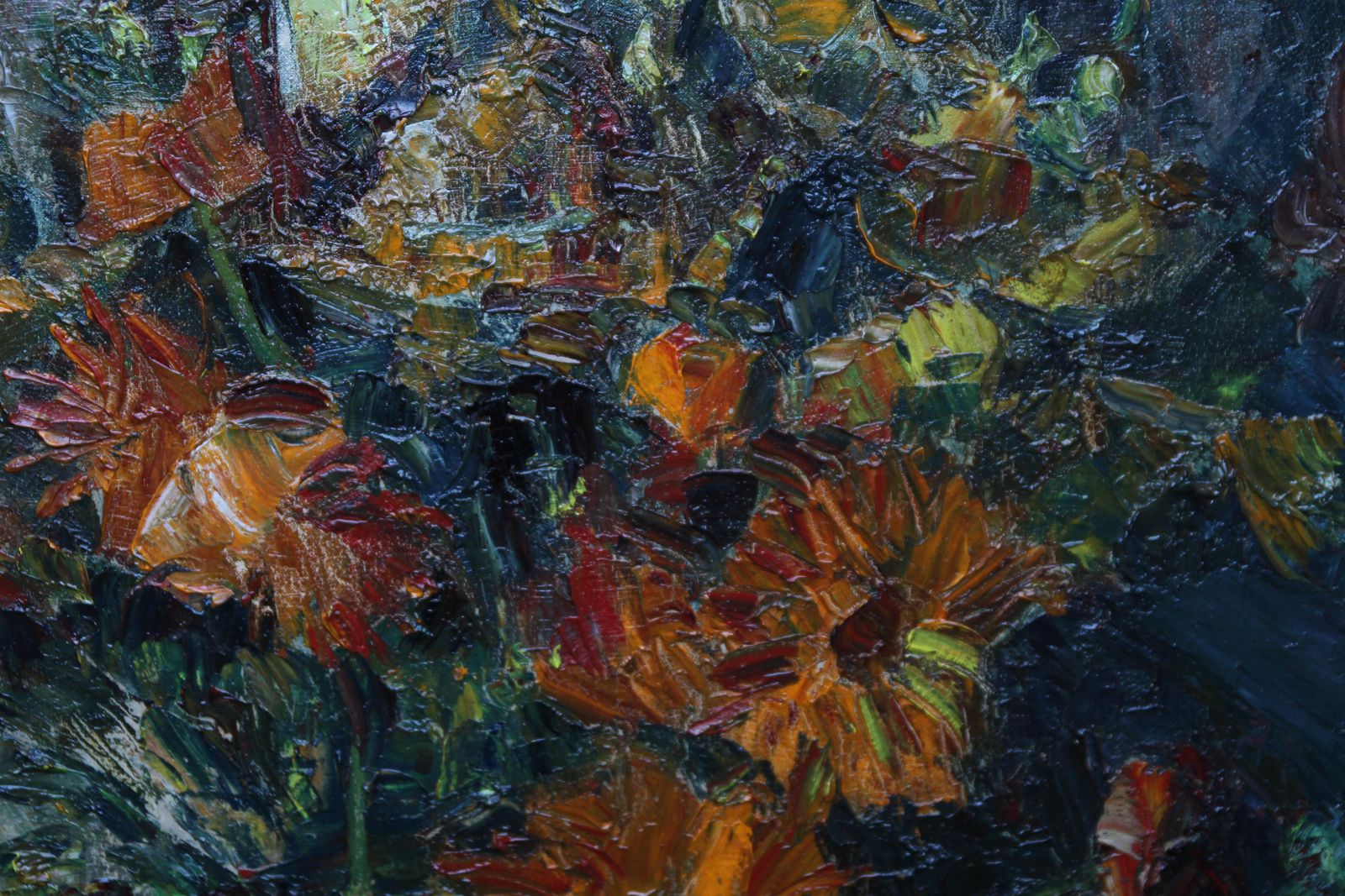 Elliott Seabrookefloral Bouquet   Post Impressionist 20's British Art Cezanne Style Oil Painting Circa 1925 photo Art