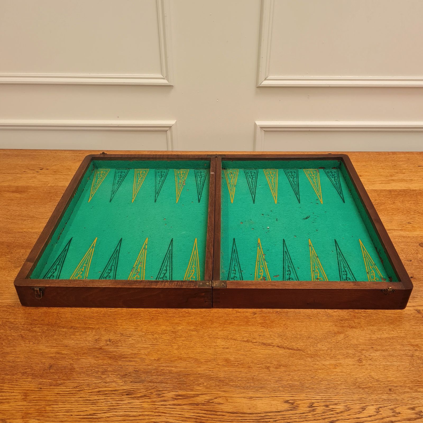 Large French Antique Wooden Games Box C1900 Free Uk Delivery photo for sale