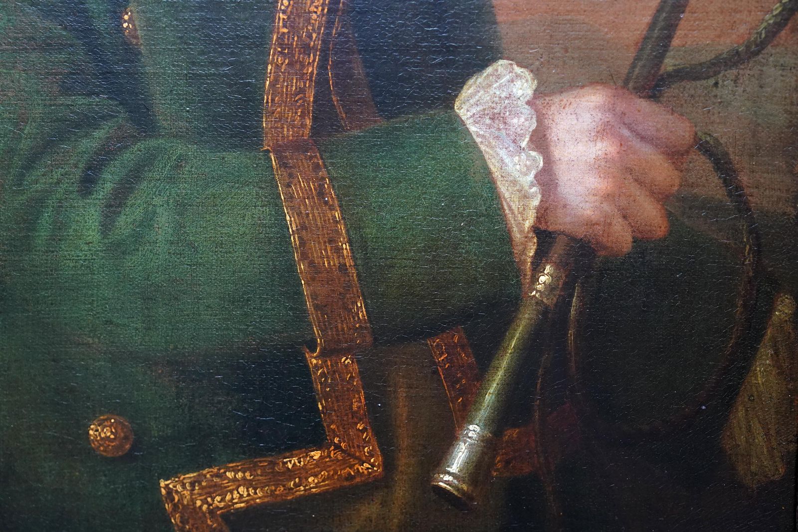 Francis Cotesportrait Of A Gentleman In Green Coat  British 18thc Art Old Master Oil Paintingcirca 1760 photo buy