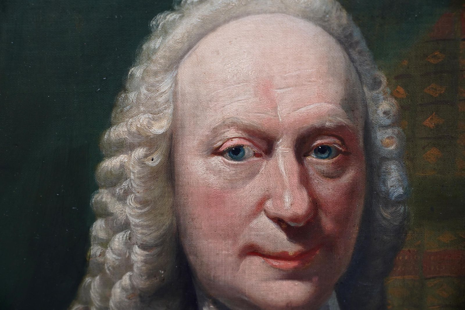 Portrait Of A Cleric   British 18th Century Art Old Master Oil Painting 1770 photo vinterior