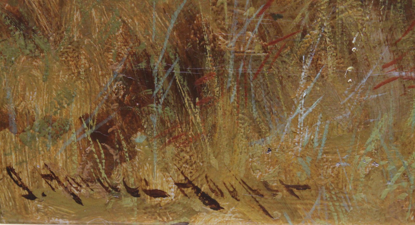 John Horace Hooperharvest Time In Yorkshire   British Art 19th Century Landscape Oil Paintingcirca 1880 photo vinterior