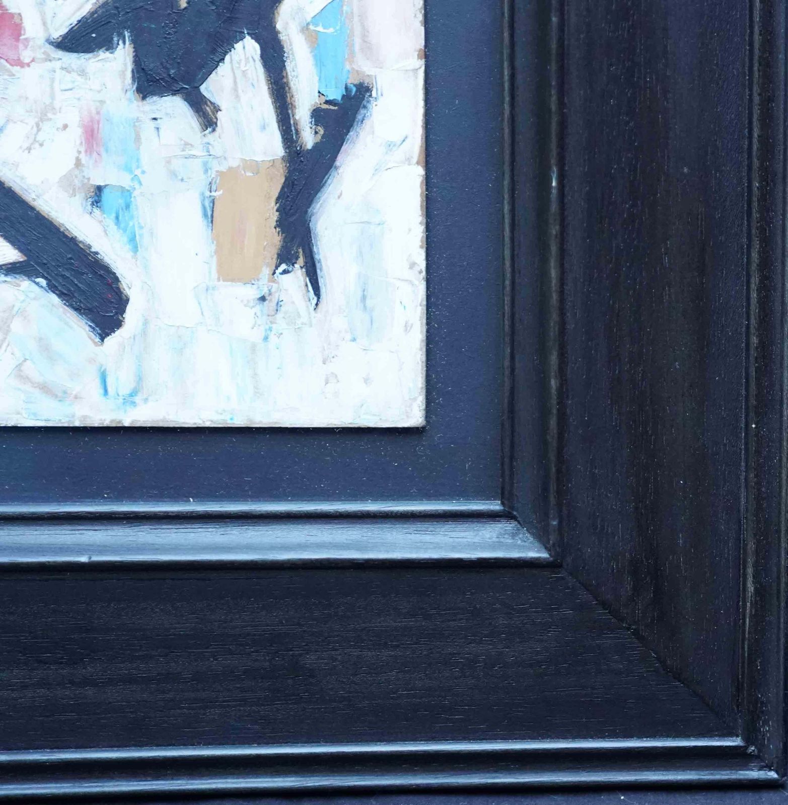 Art Leo Davyfifties Abstract   British 1954 Abstract Art Oil Painting Slade School Artist1954 photo