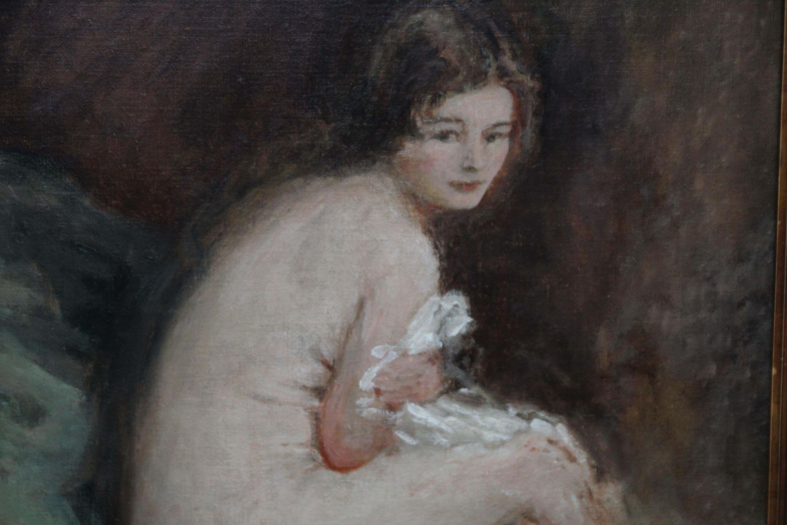 Philip Wilson Steernude Female Portrait   Susannah   British 20's Impressionist Art Oil Paintingcirca 1920 photo 8161.0
