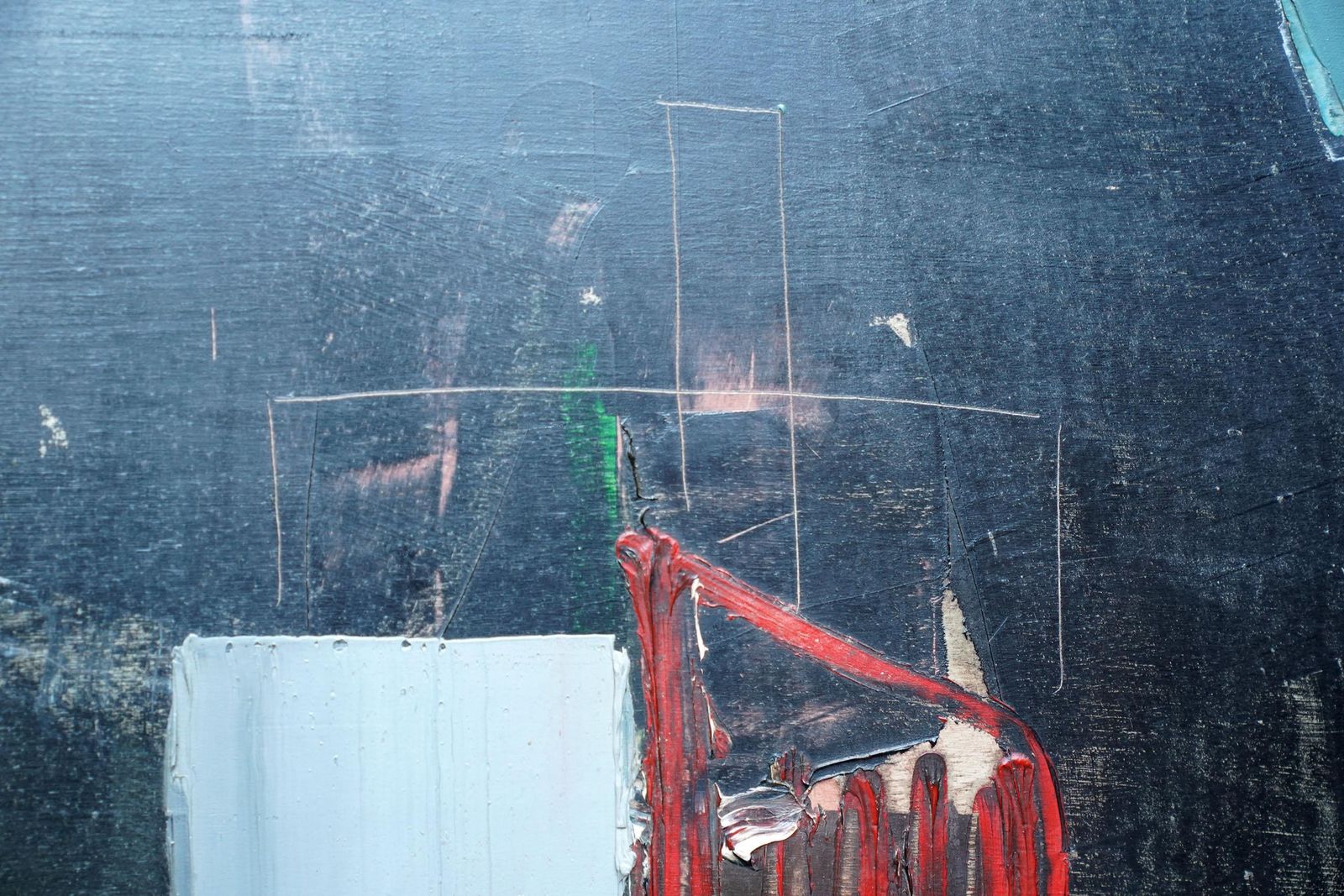 Robert Sadlerseaport 1 1957   British Abstract Art Oil Painting Suffolk Artist1957 photo 7141.0