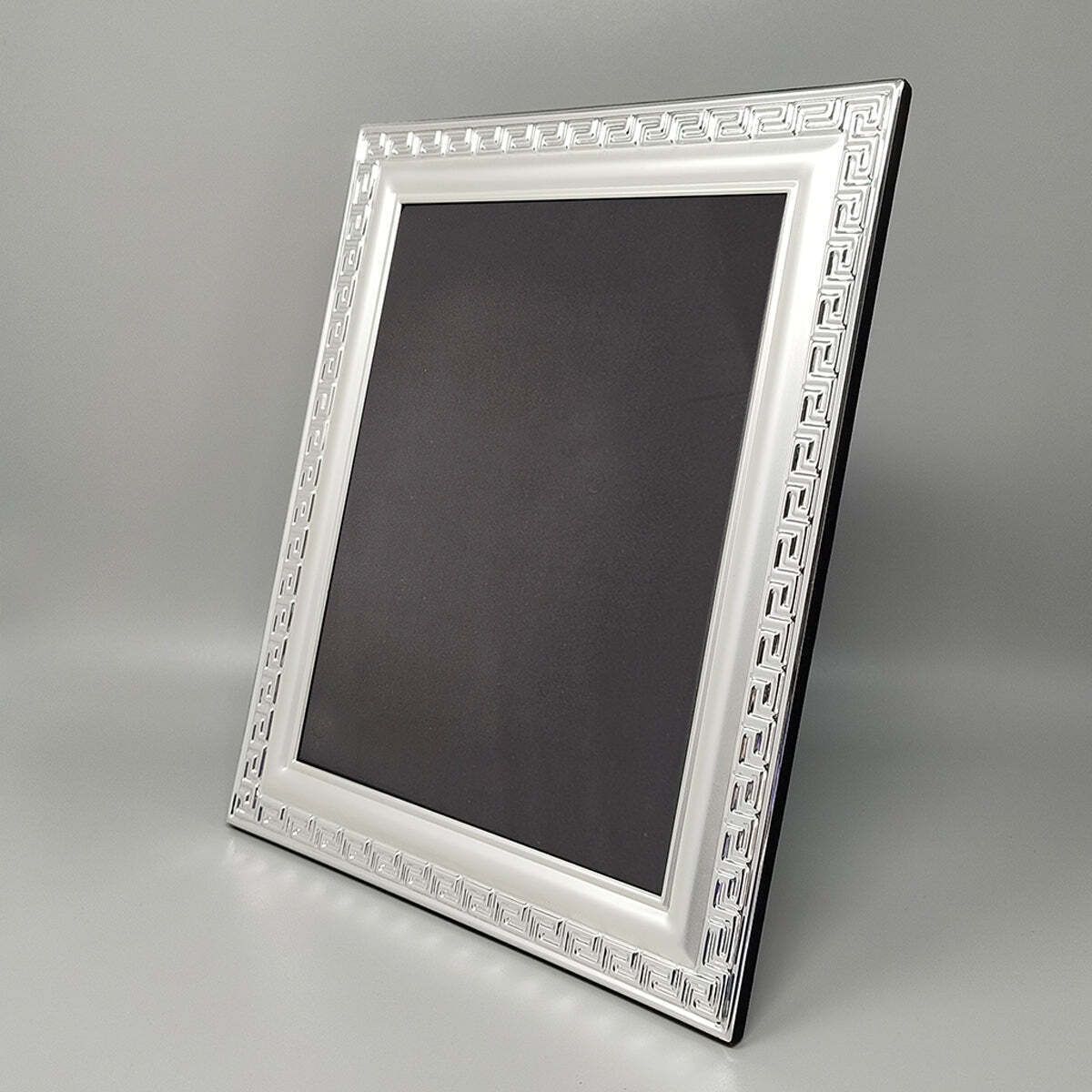 1970s Gorgeous Photo Frame In Silver Plated With Glass. Made In Italy photo for sale