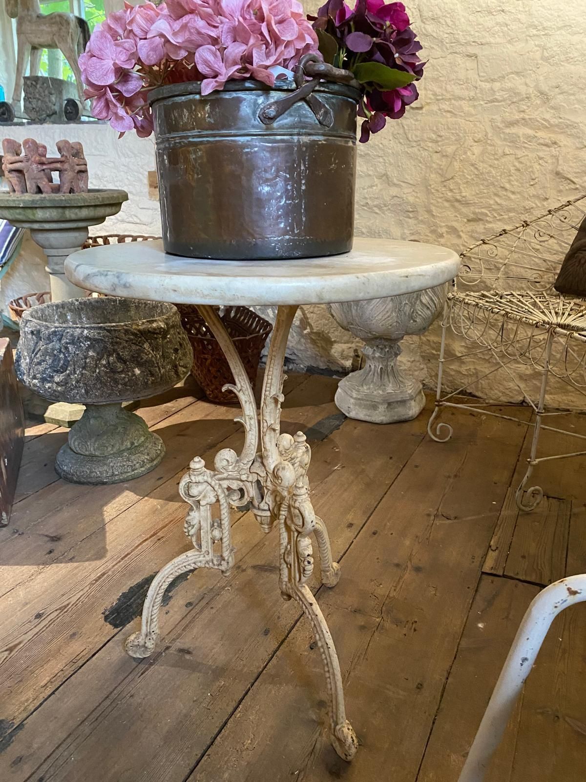 Marble Topped Cafe Table photo 250.0