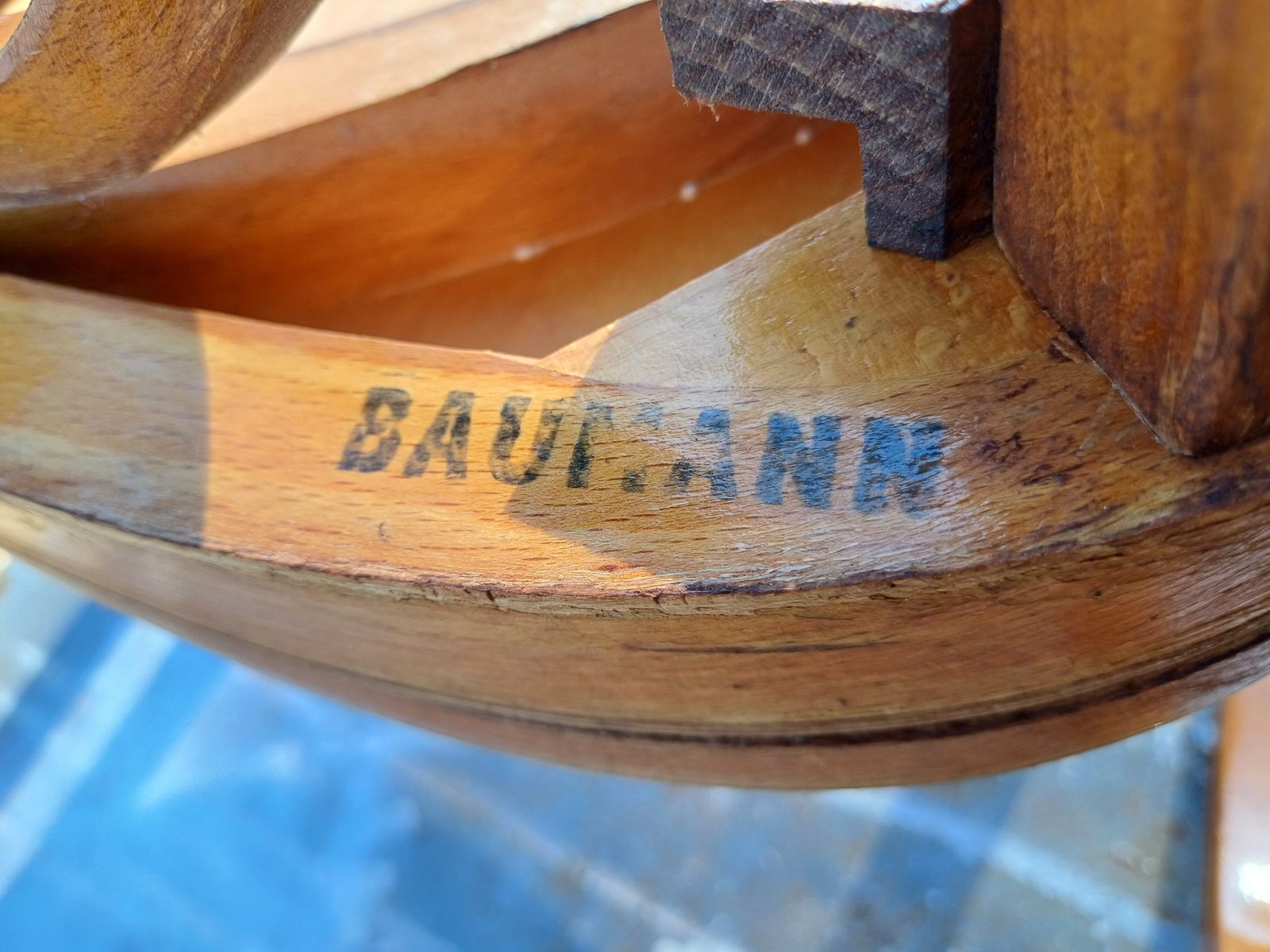 Baumann Armchair, 1960s, Beech photo furniture