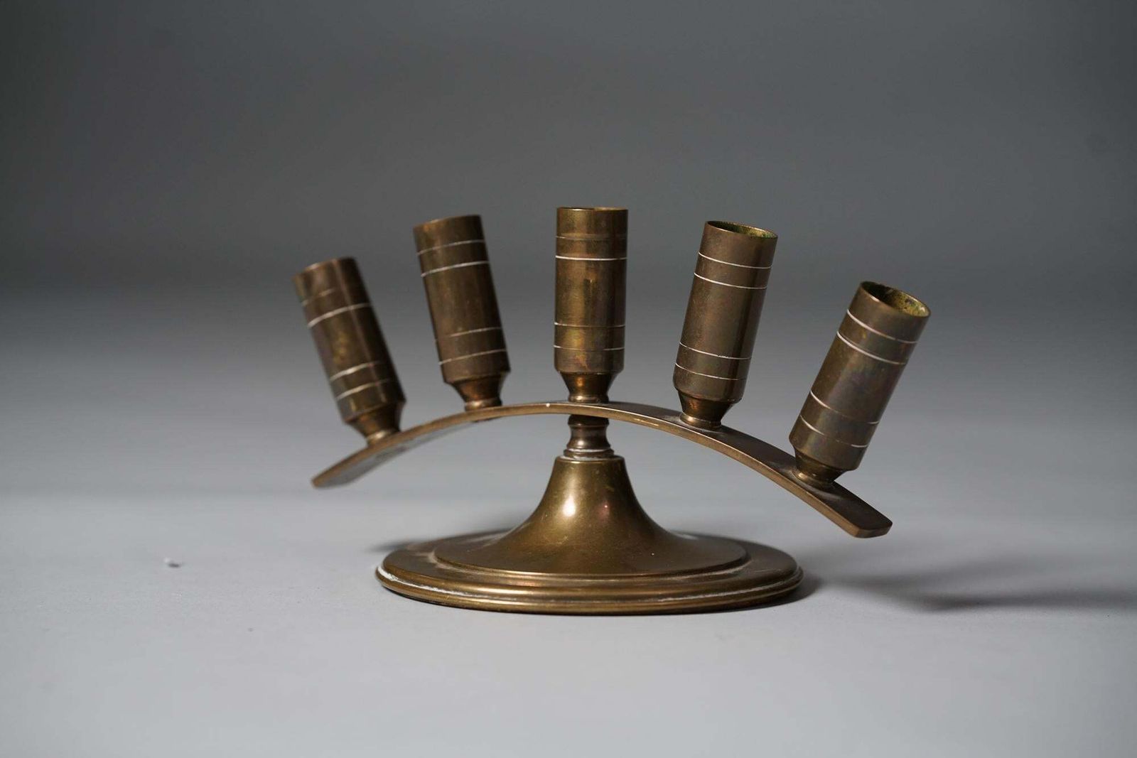Candle Holder In The Style Of Paavo Tynell, 1940s photo Home Decor