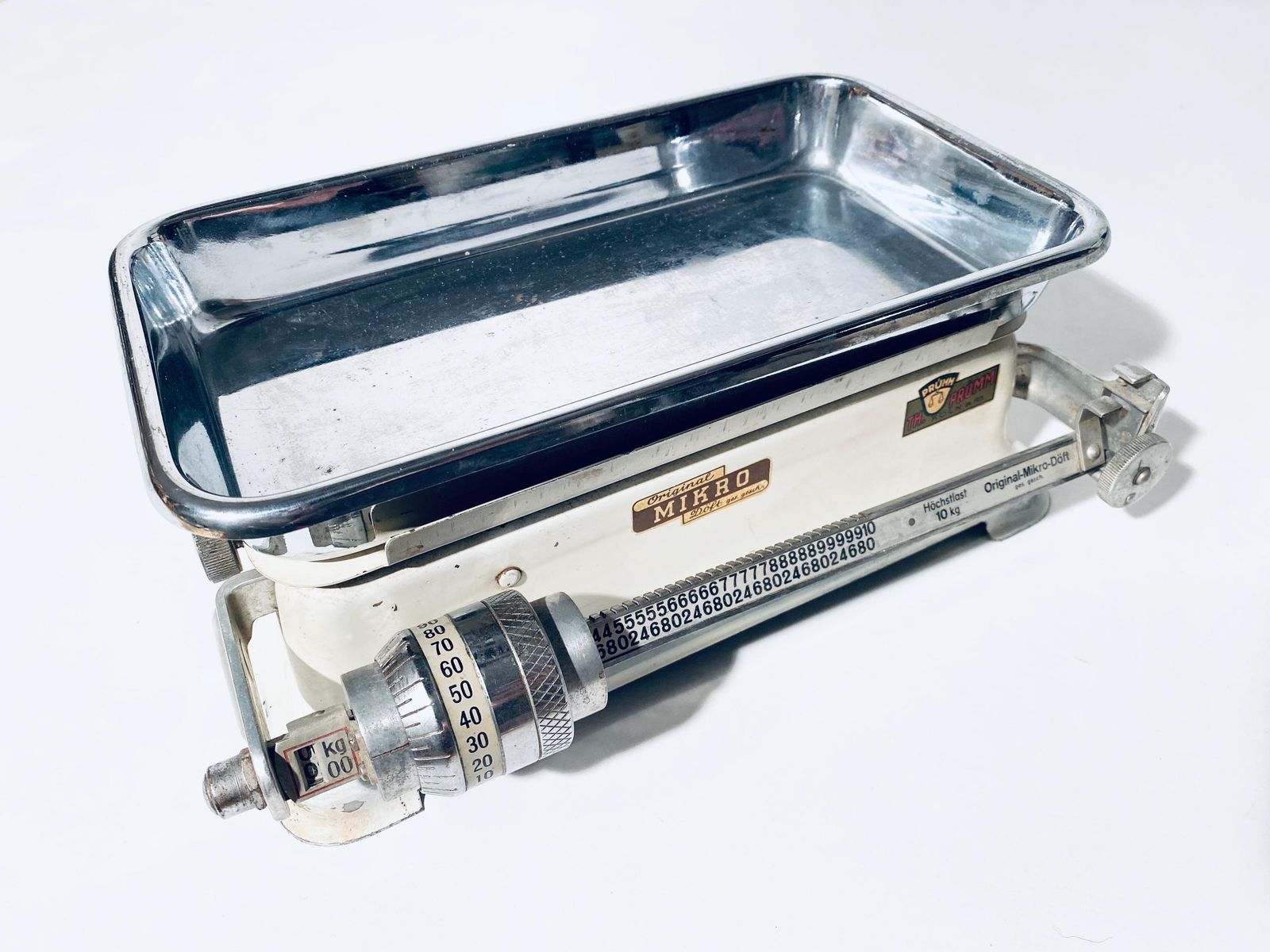 Old Mikro Döft Kitchen Cooking Scale Germany / 1920s Kitchen Th. Prümm Cologne photo for sale