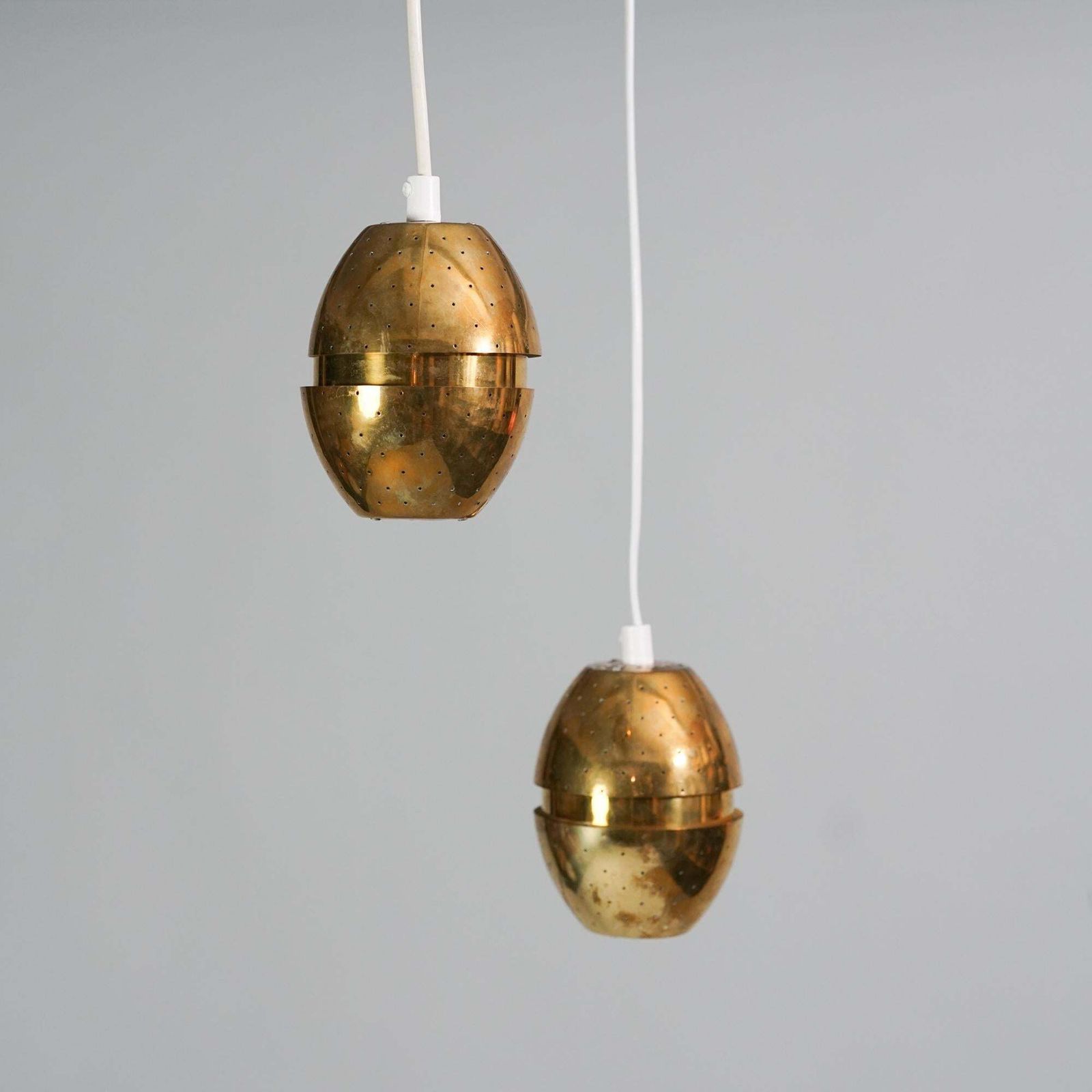 Pair Of Model Florina T790 Pendants, Hans Agne Jakobsson, Ab Markaryd, 1970s photo furniture