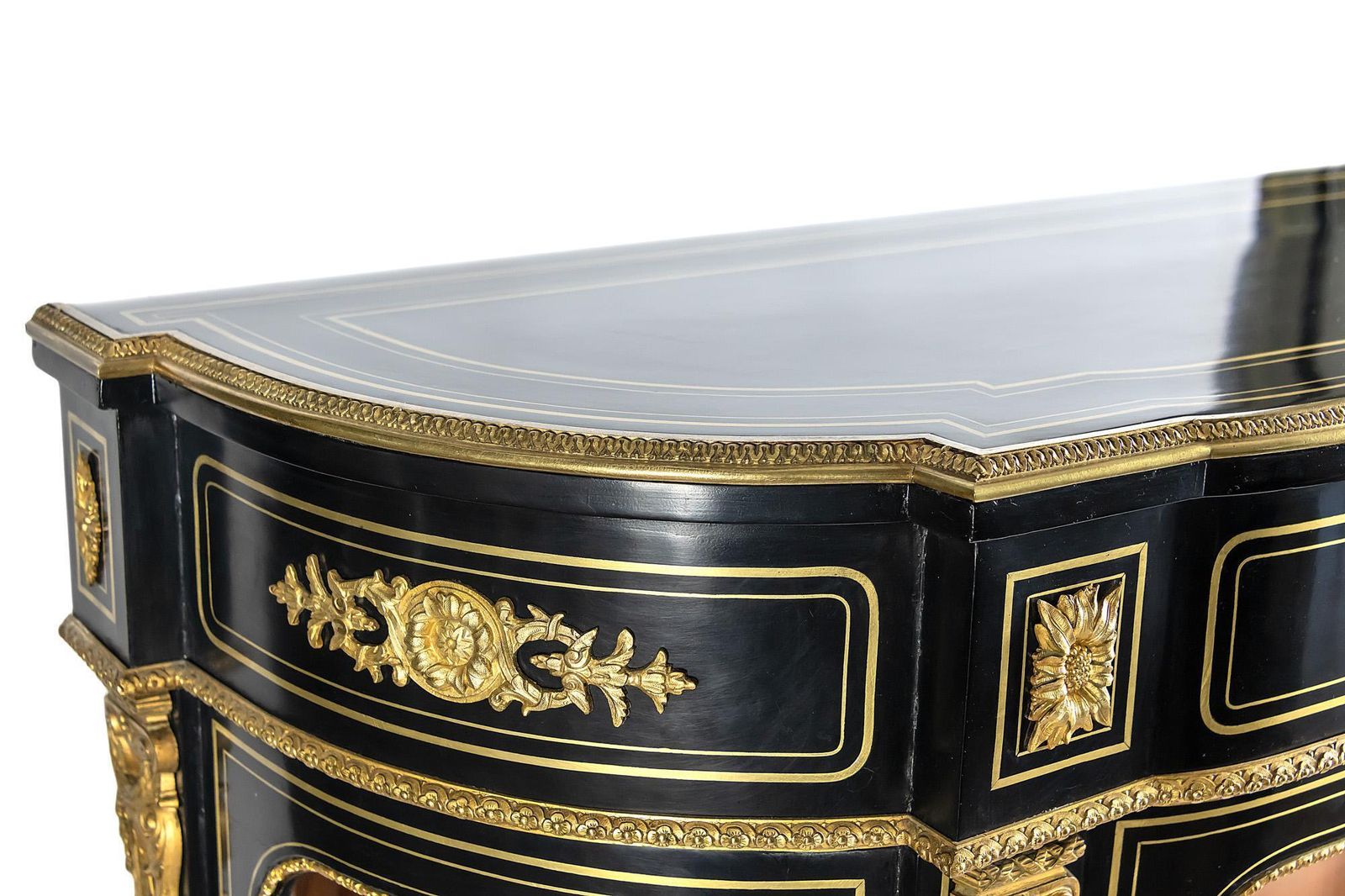 French 19th Century Napoleon III Vitrine Cabinet photo 8074.0