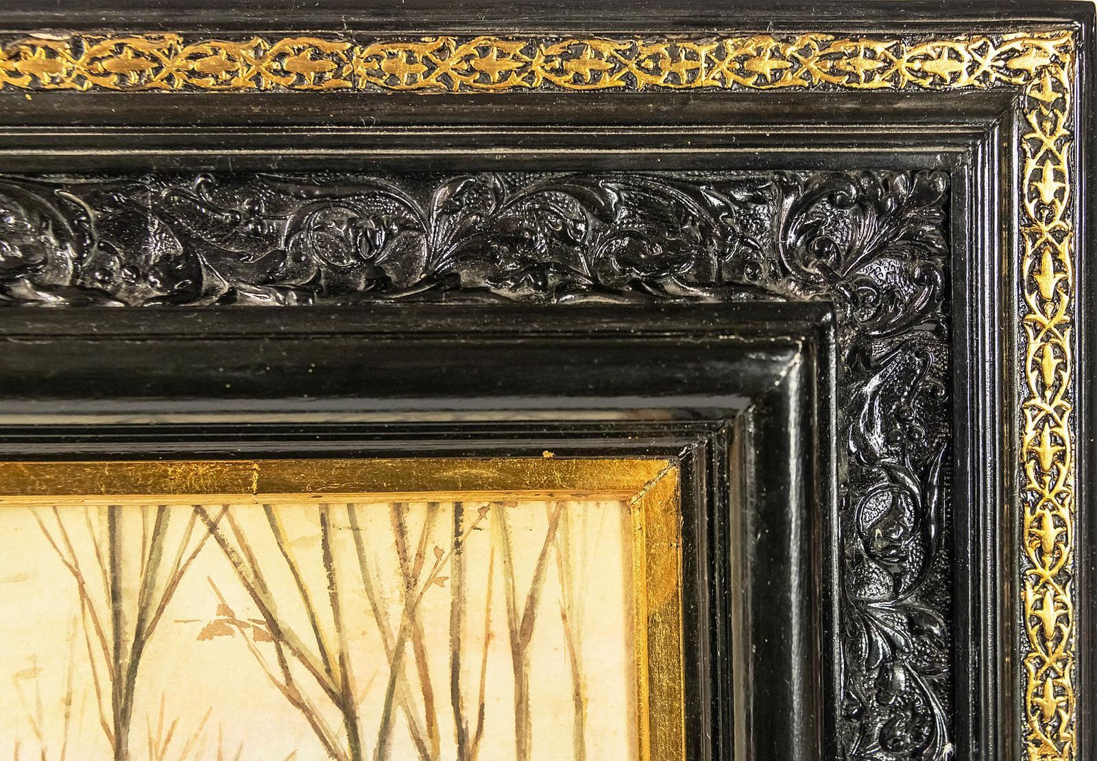 Framed French 19th Century Painting By Marie Thelika Rideau Paulet photo buy