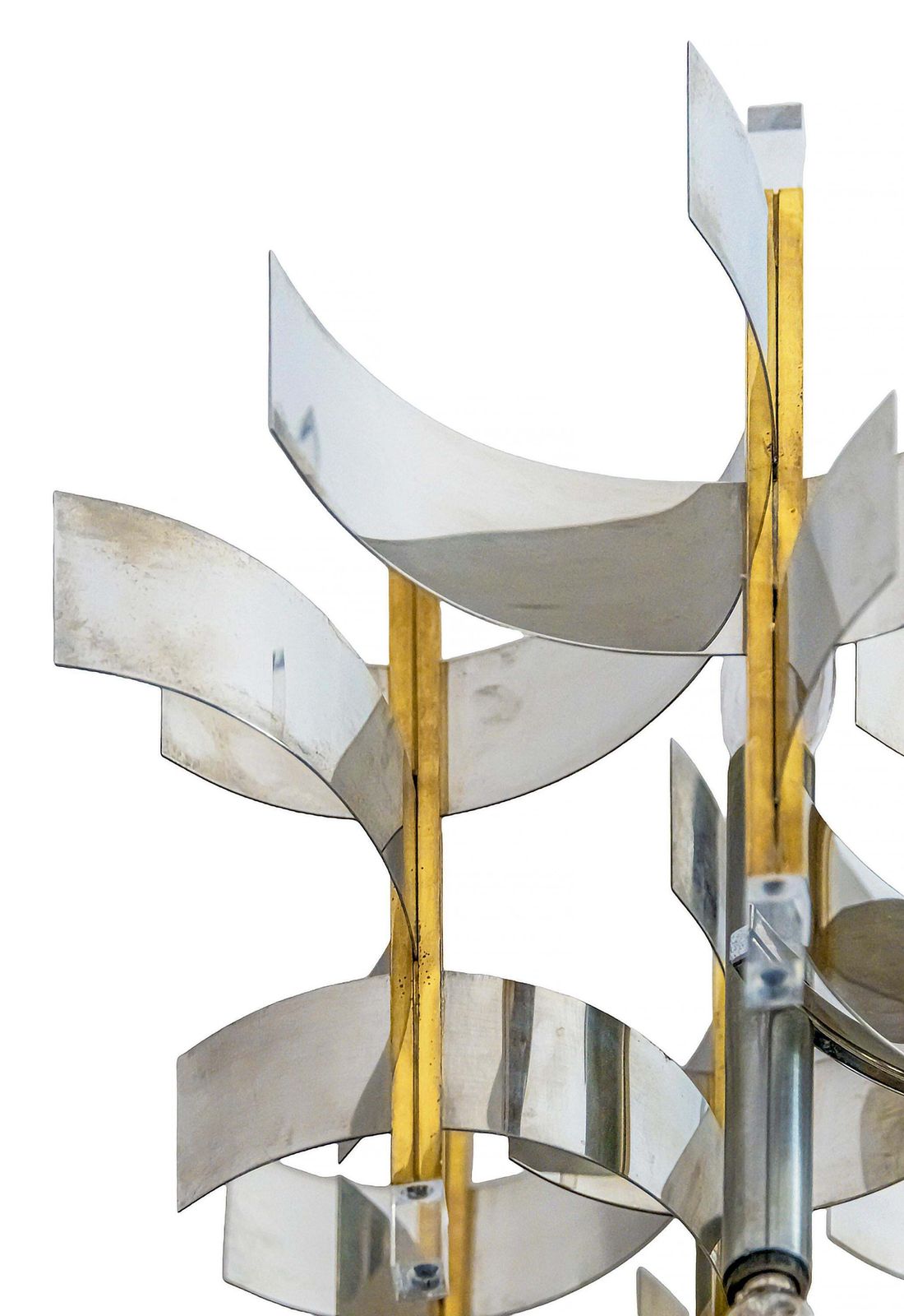 Midcentury Italian Chandelier By Gaetano Sciolari, Circa 1970 photo 8074.0