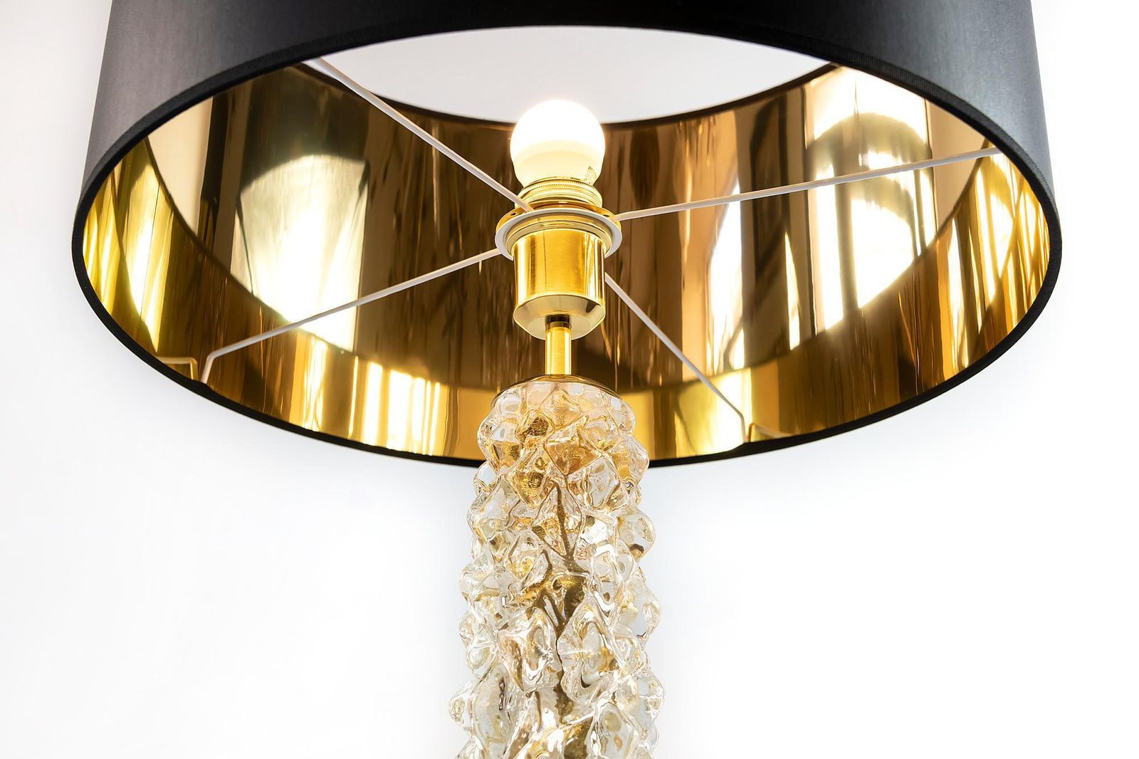 Pair Of Italian Table Lamps In Murano Glass photo 2125.0