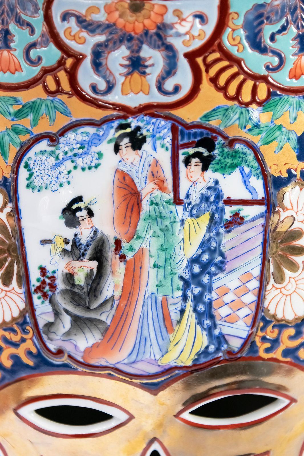 Ceramic Hand Painted Chinese Garden Stool photo Garden Furniture