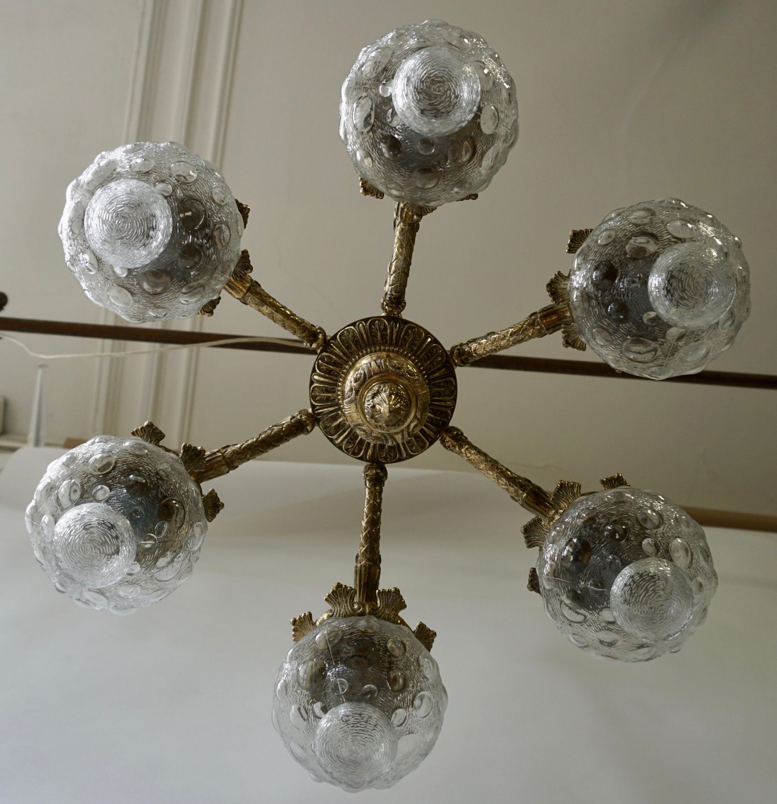 Stunning Brass Chandelier In Gothic Or Medieval Style With Dragon Sculptures photo buy
