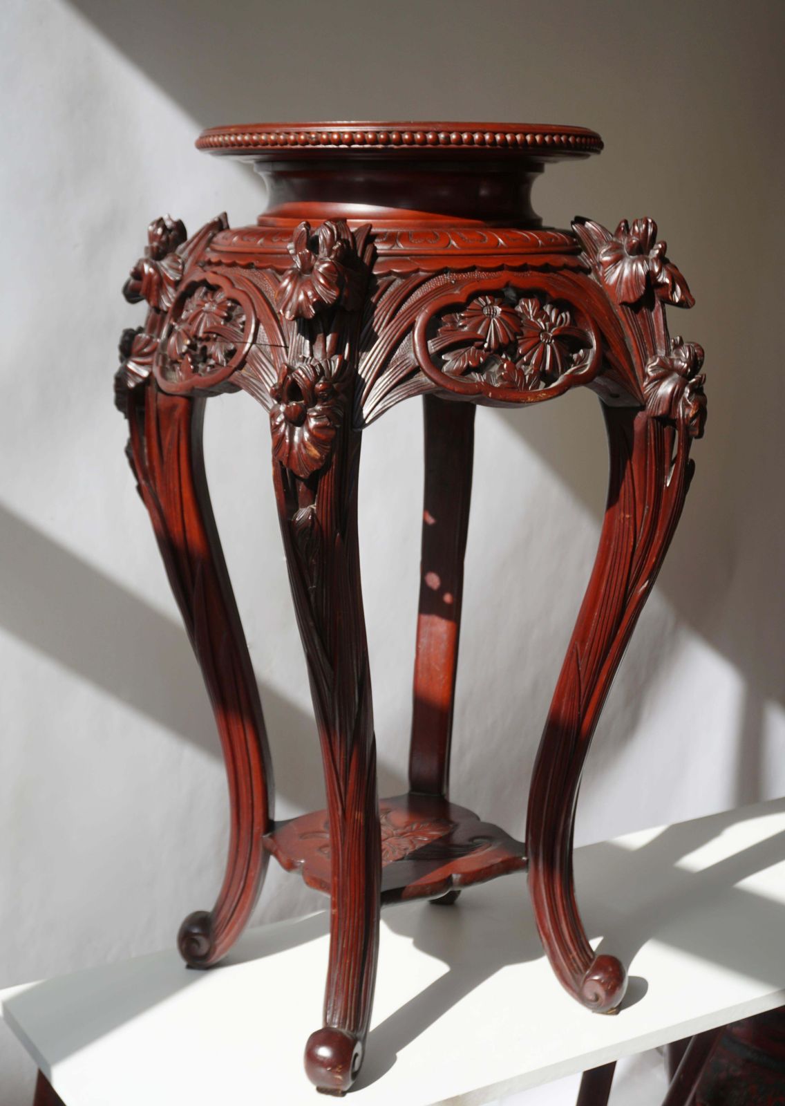 Chinese Rosewood Country House Pedestal photo buy
