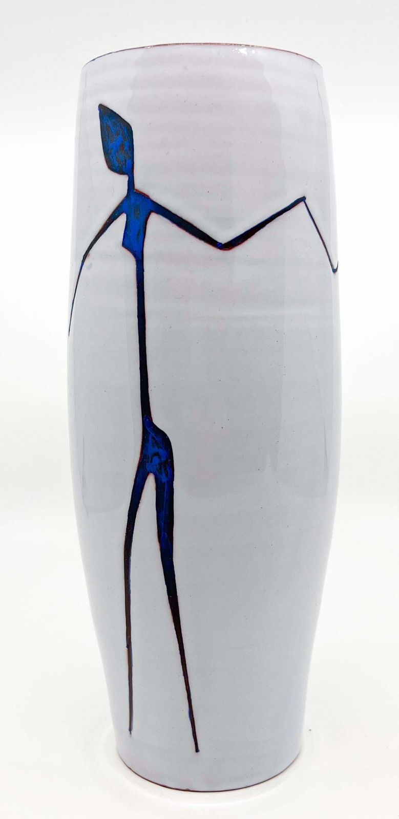 Abstract Figurative Ceramic Pottery Vase By Hans Wagner Design photo for sale