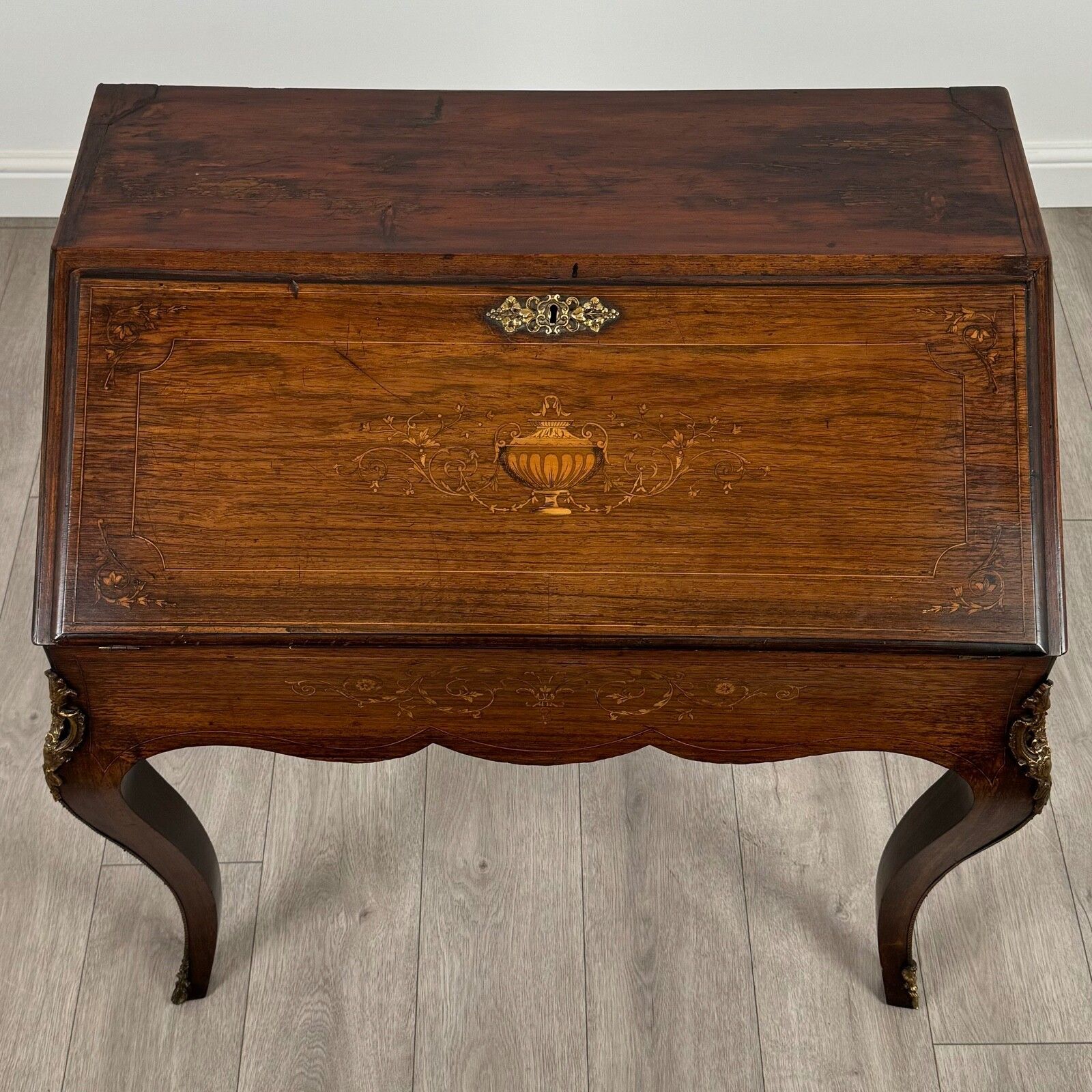 photo for sale Antique 19th Century French Bureau De Dame In Rosewood